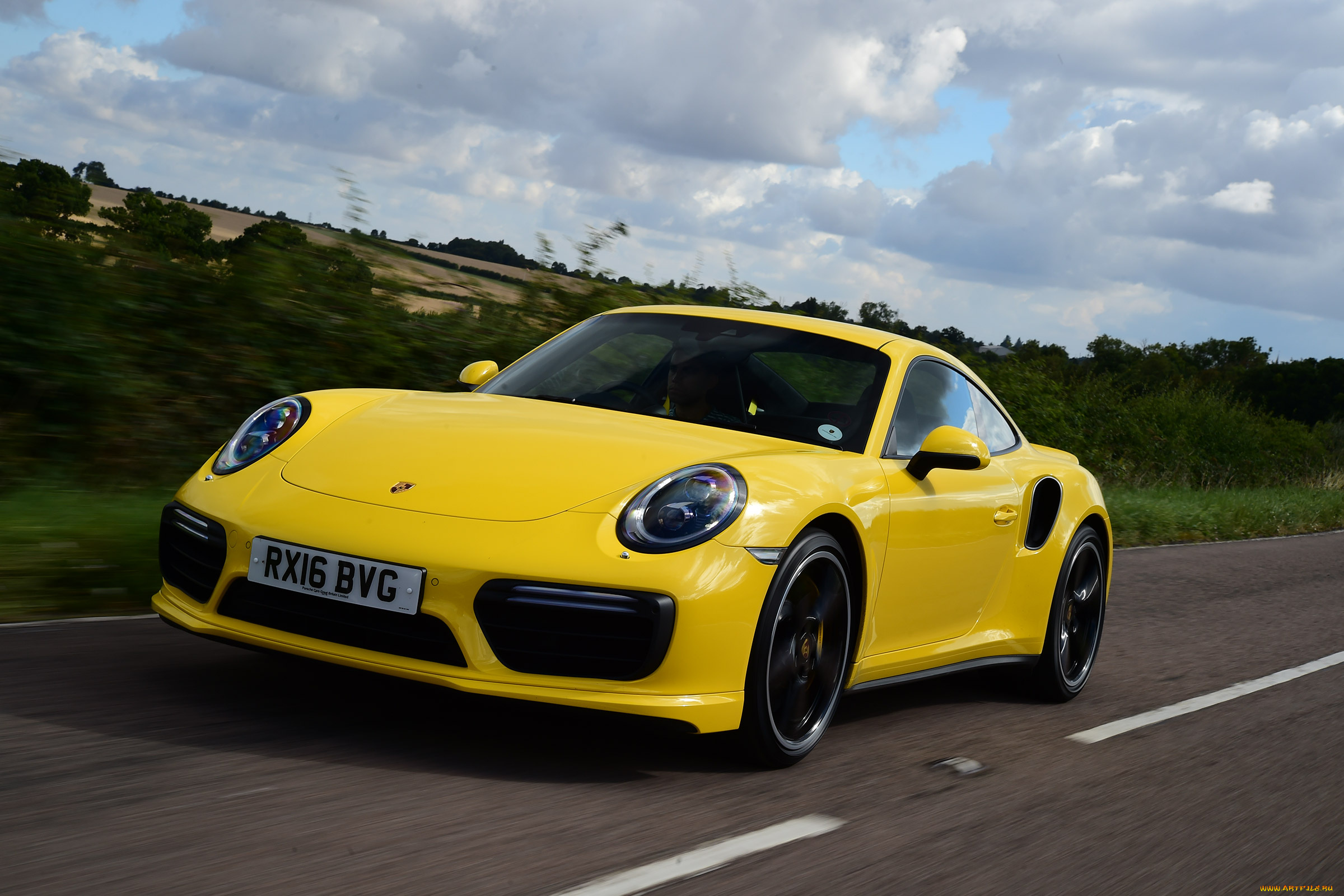 автомобили, porsche, 991, turbo, uk-spec, 911, 2016г, coupe