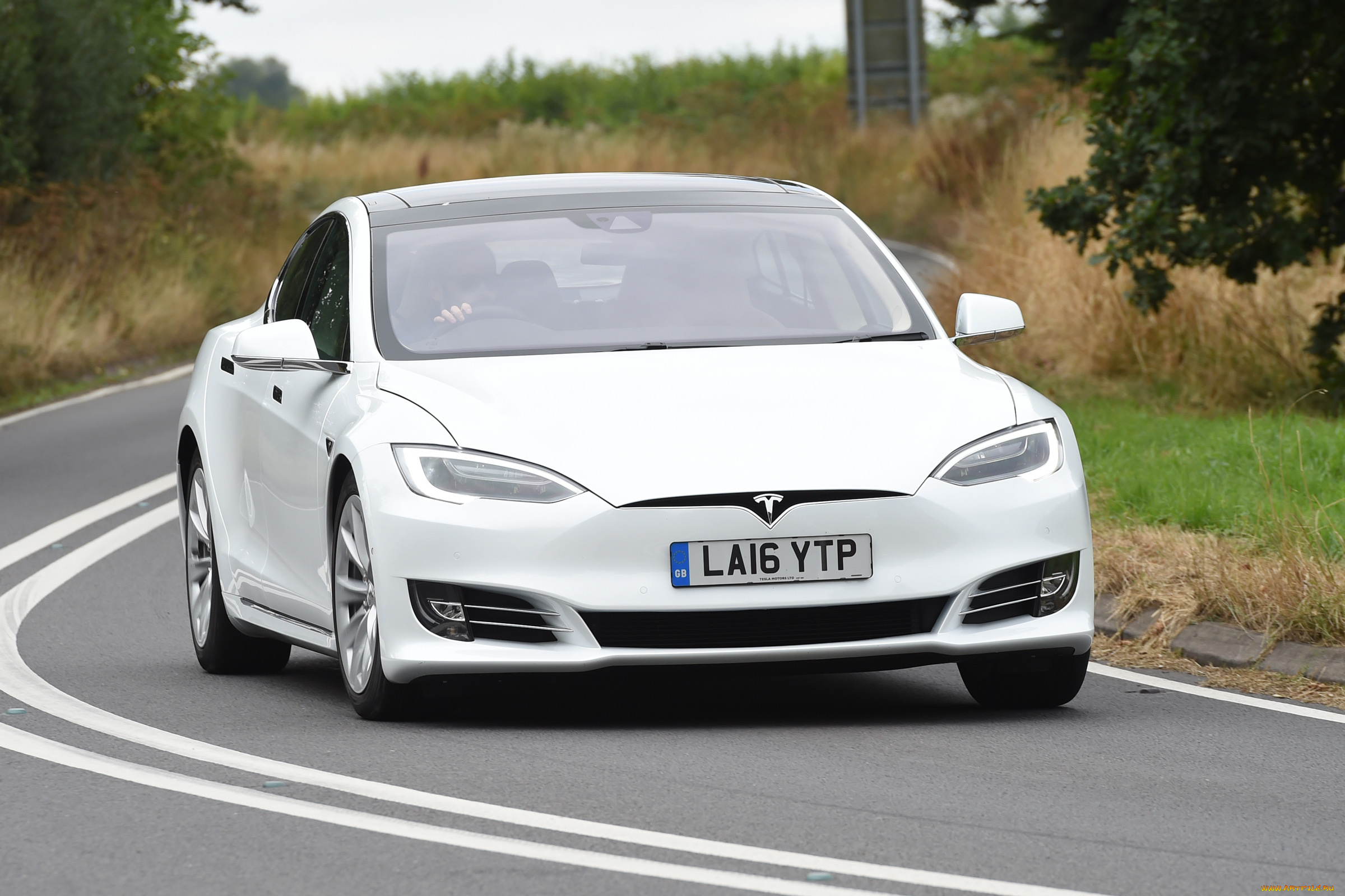 автомобили, tesla, model, s, 60d, uk-spec, 2016г
