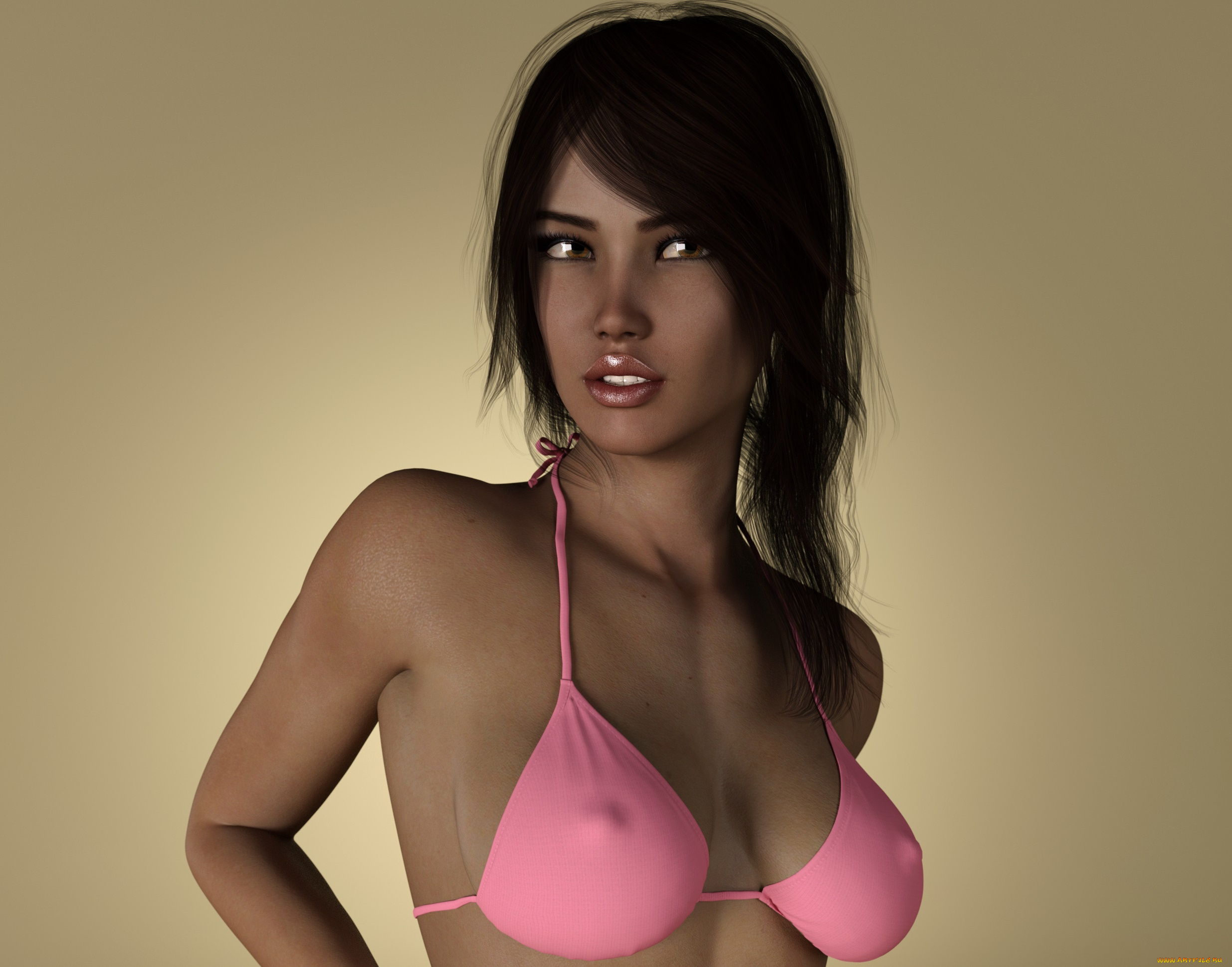 3д, графика, люди, , people, фон, взгляд, девушка