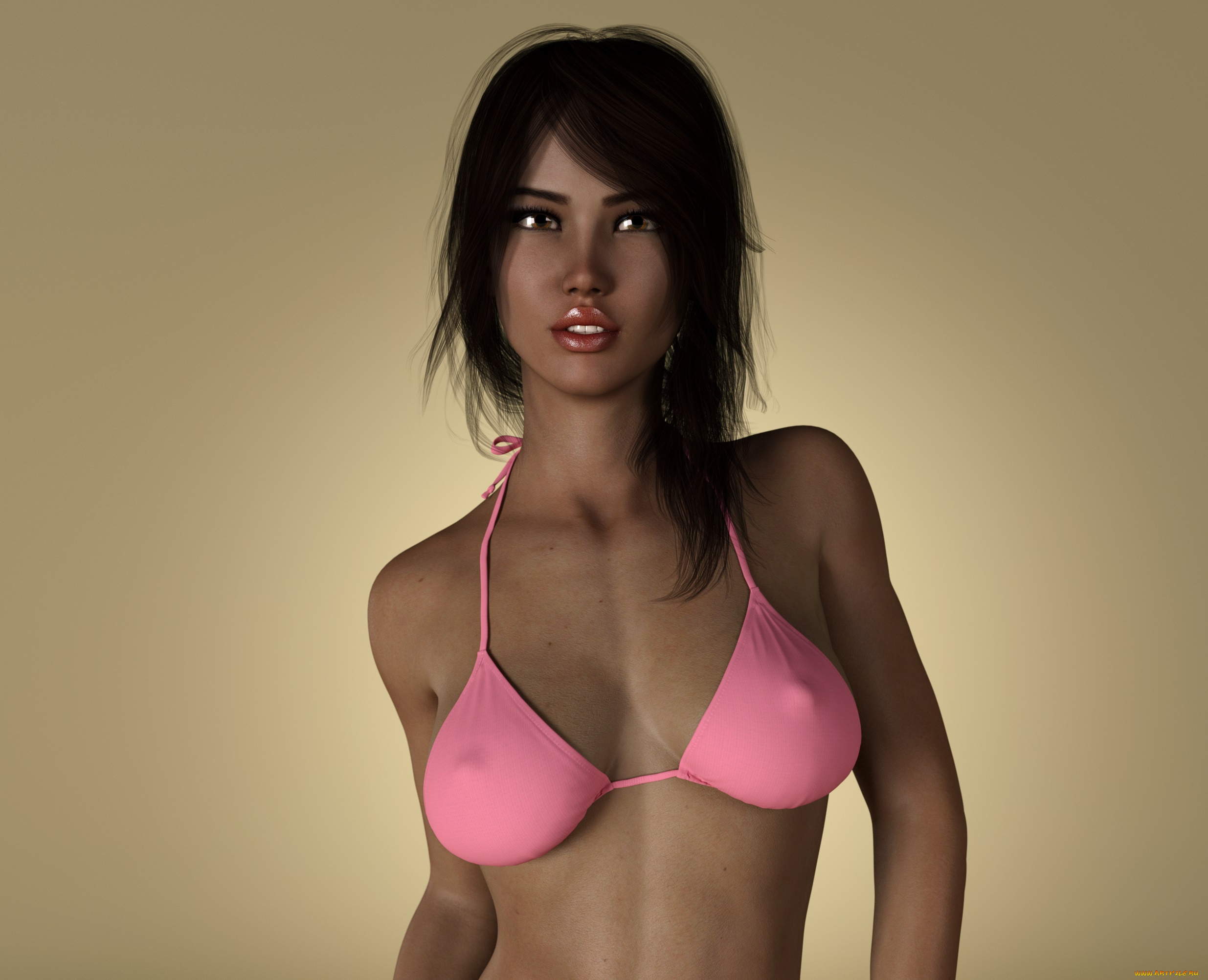 3д, графика, люди, , people, взгляд, девушка, фон