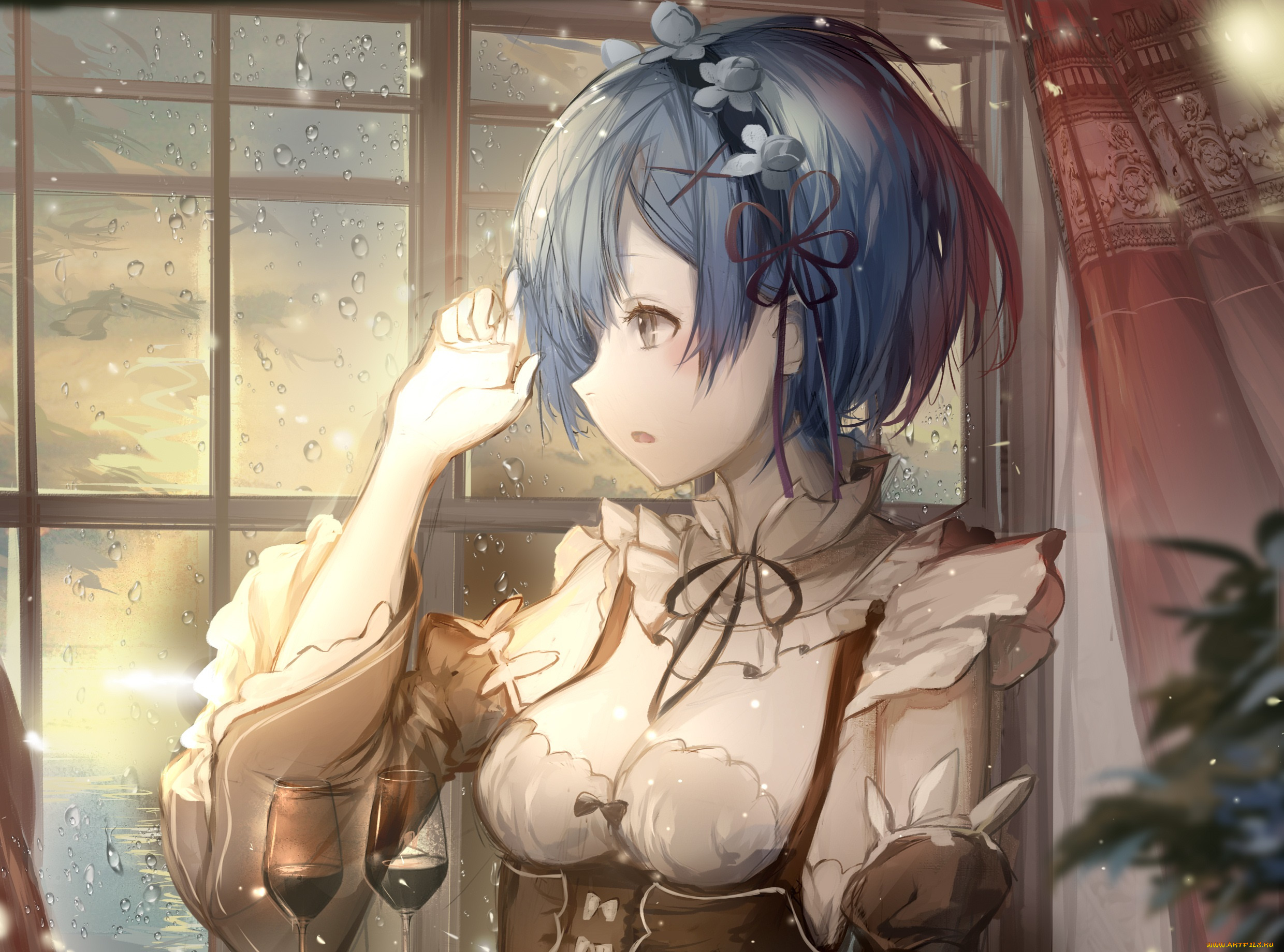 аниме, re, , zero, kara, hajimeru, isekai, seikatsu, rem