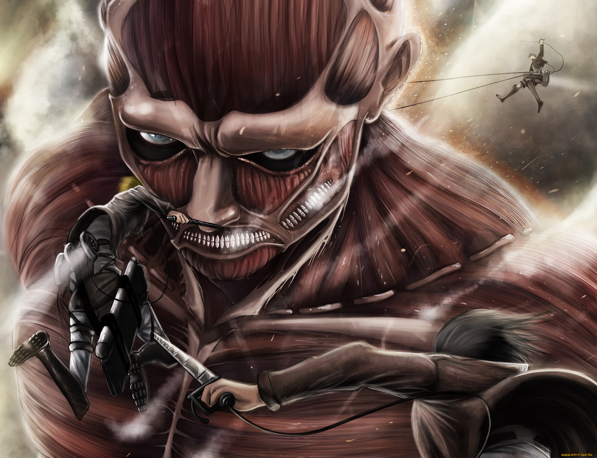 аниме, shingeki, no, kyojin, shingeki, no, kyojin