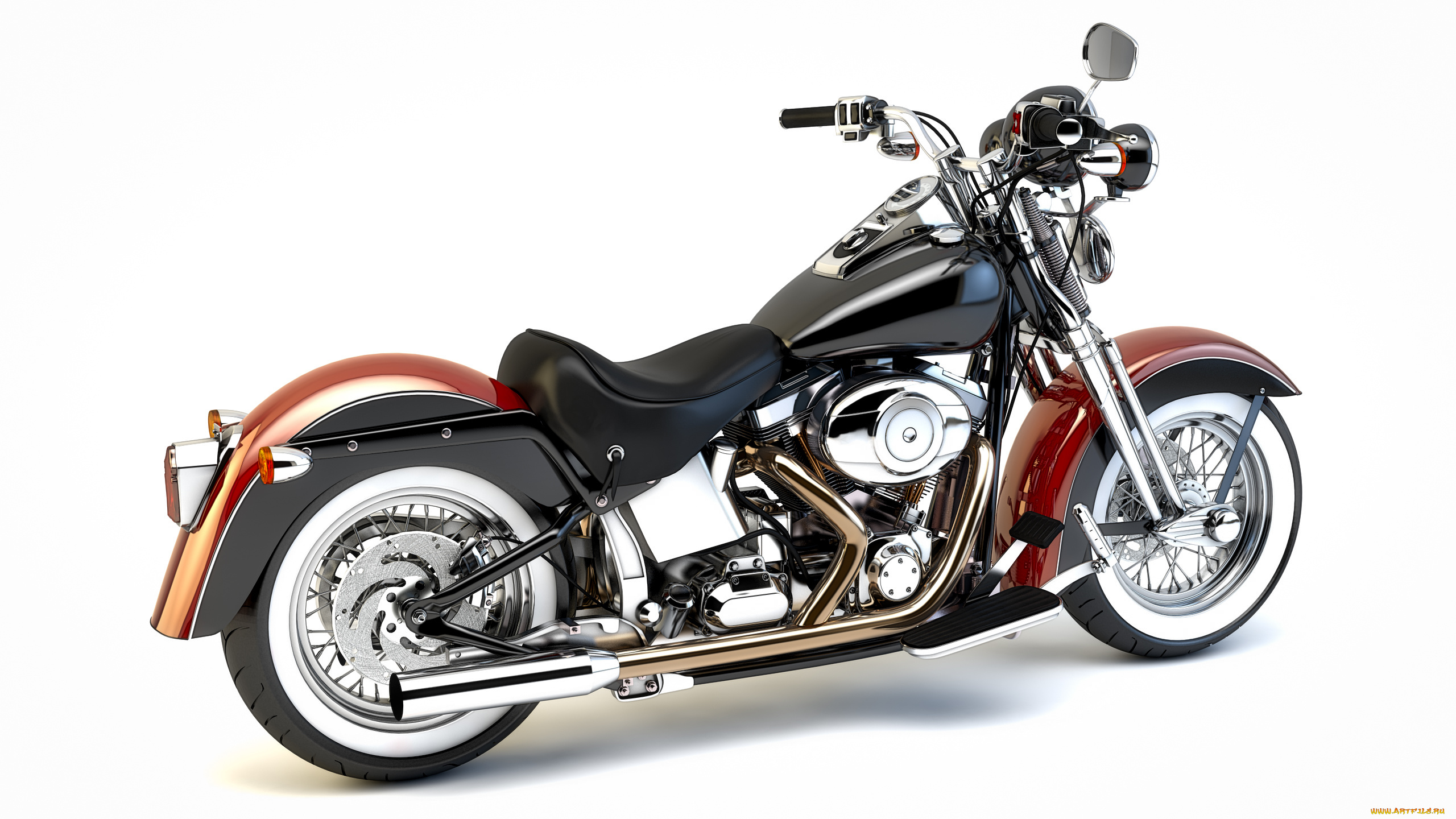 мотоциклы, 3d, мотоцикл, фон