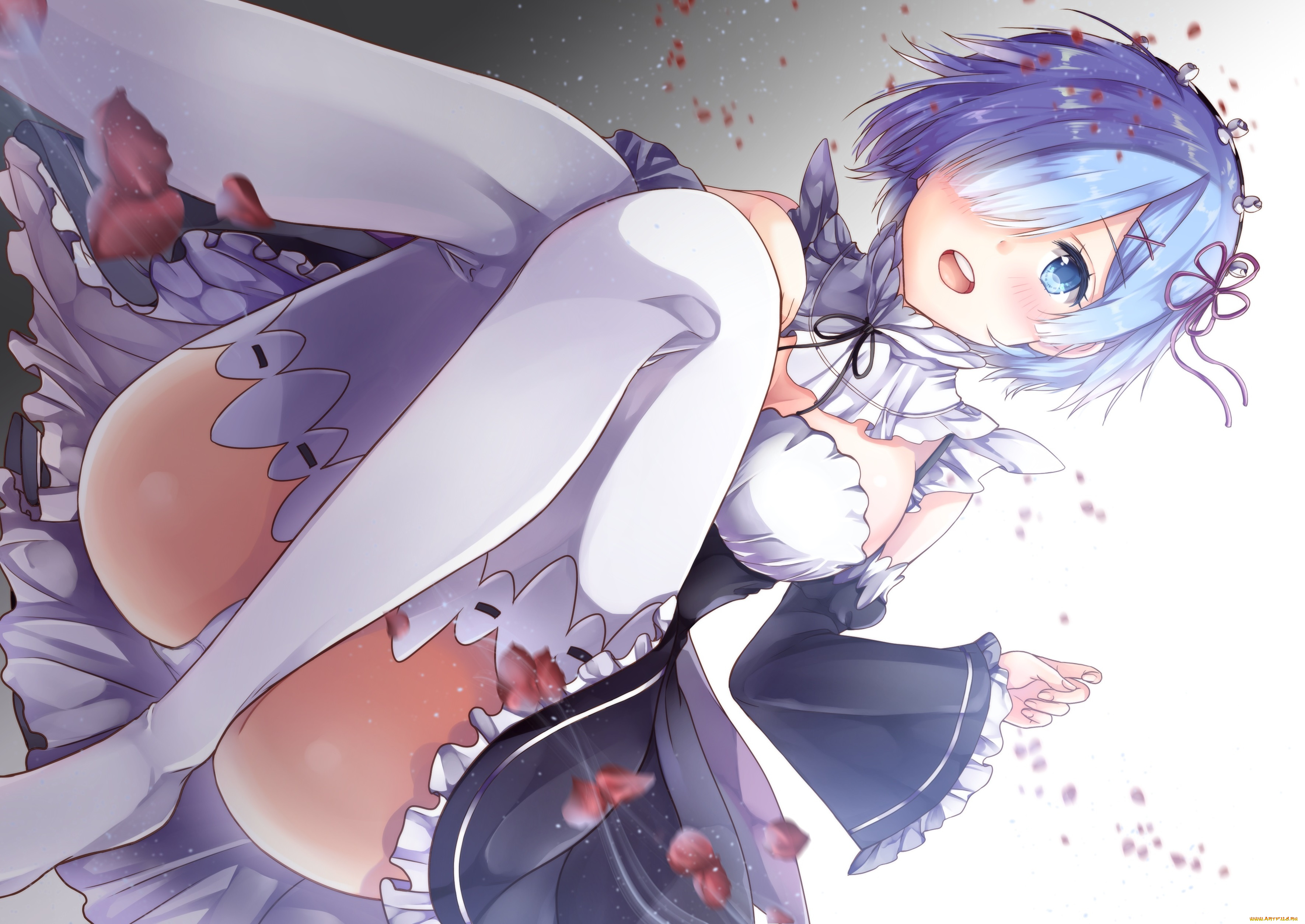 аниме, re, , zero, kara, hajimeru, isekai, seikatsu, rem