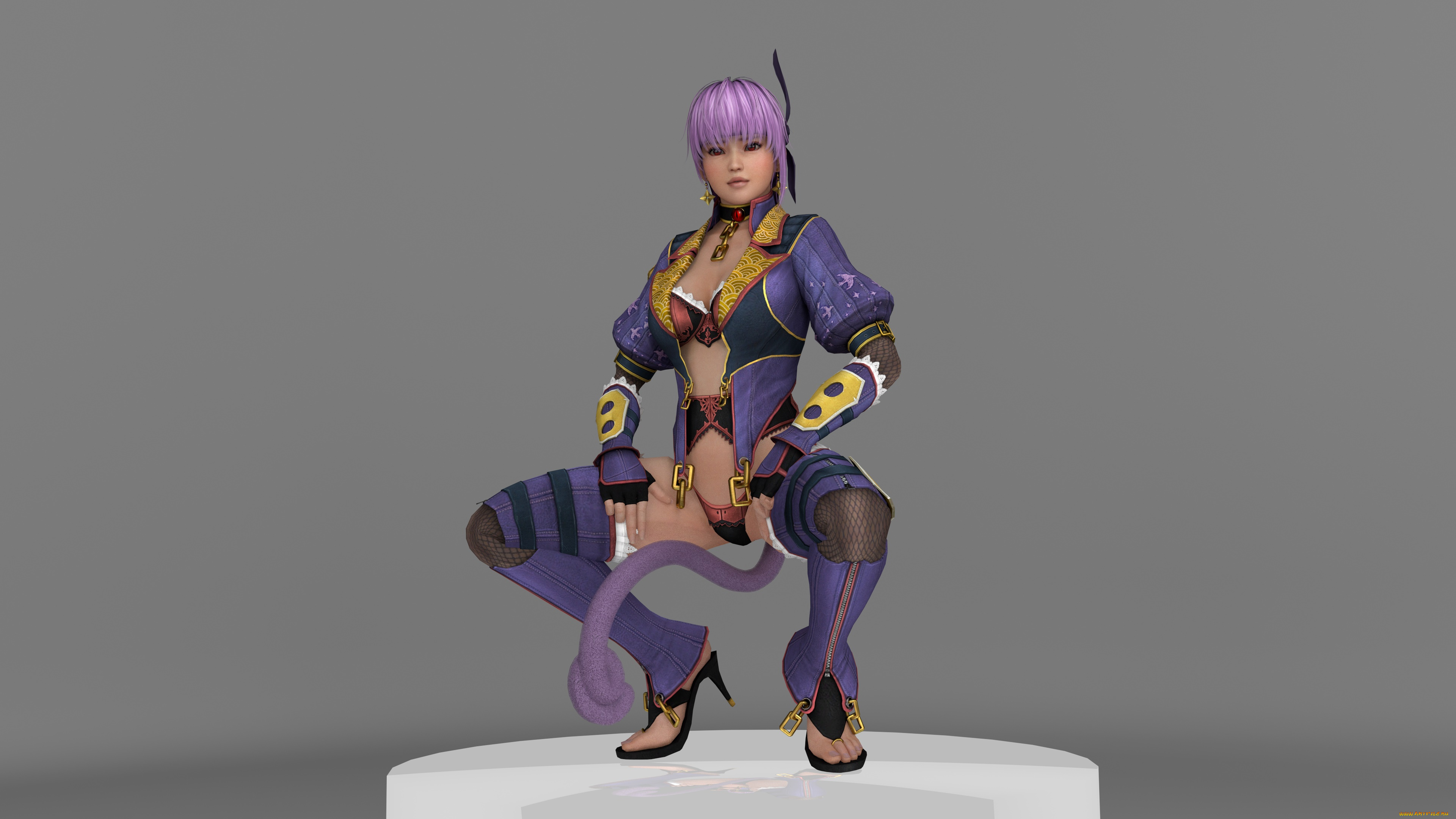 3д, графика, аниме, , anime, фон, взгляд, девушка