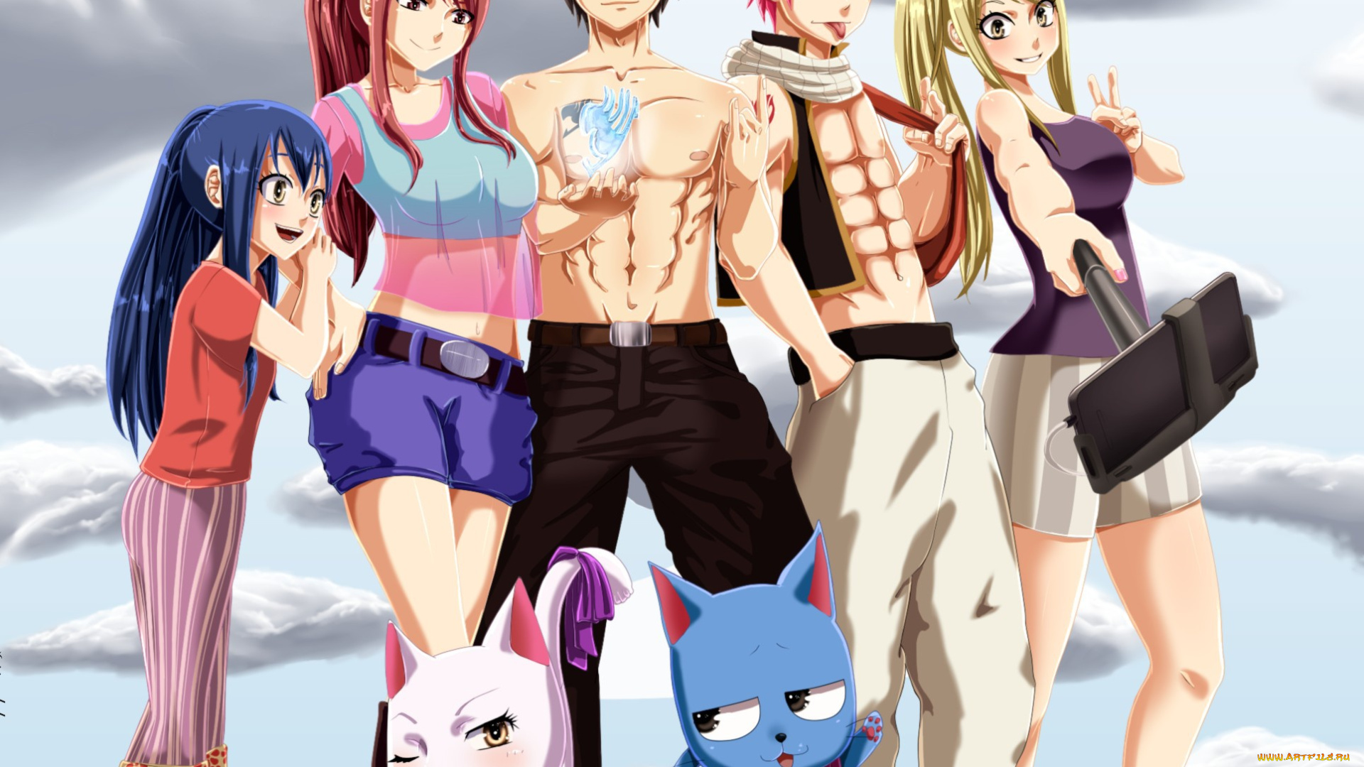 аниме, fairy, tail, fairy, tail