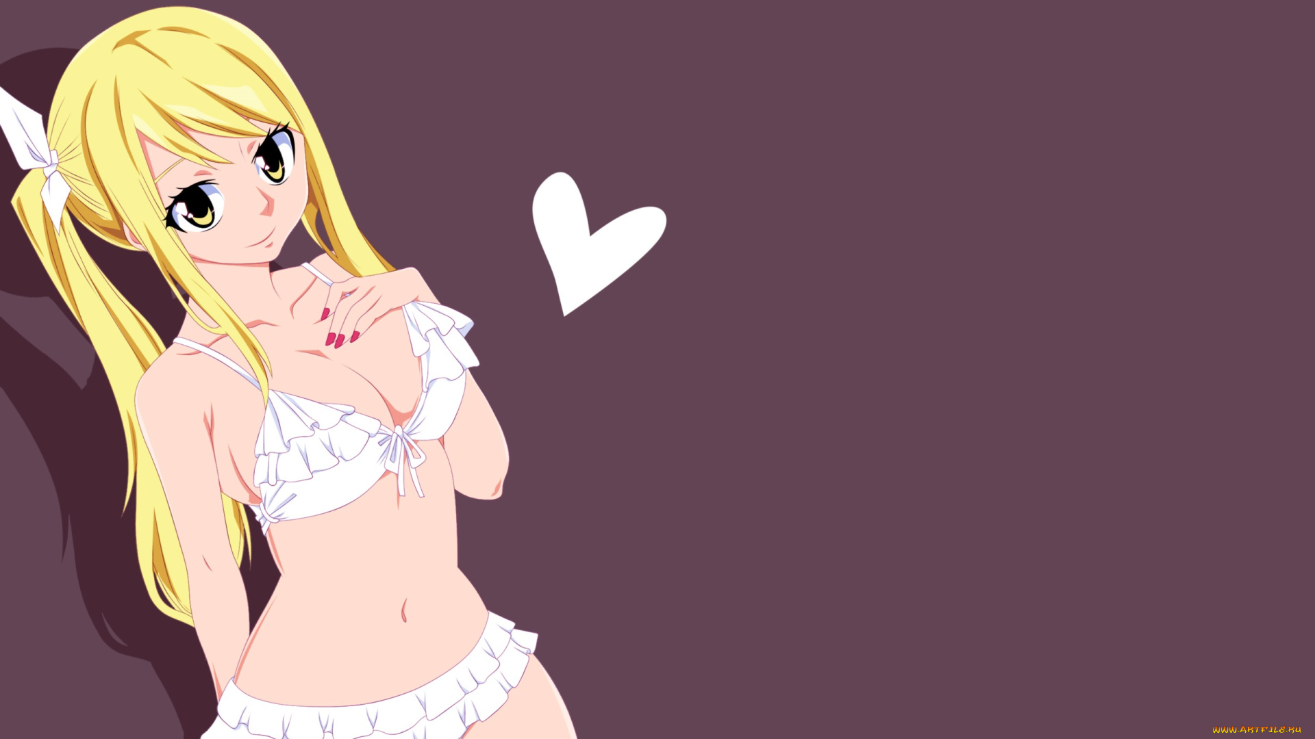 аниме, fairy, tail, люси