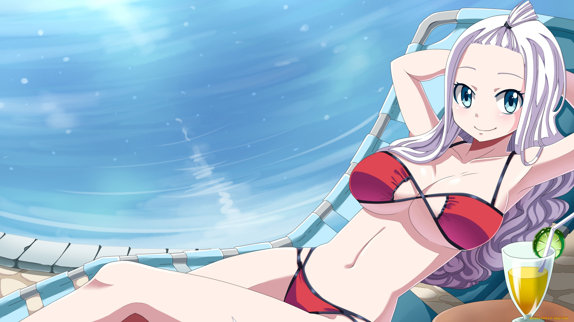 аниме, fairy, tail, mirajane