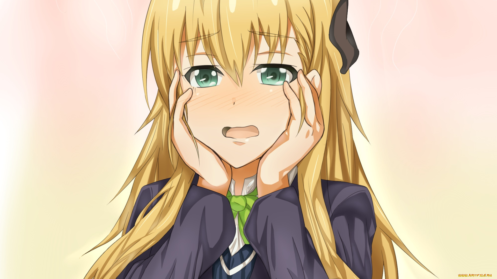 аниме, gamers, девушка, фон, взгляд