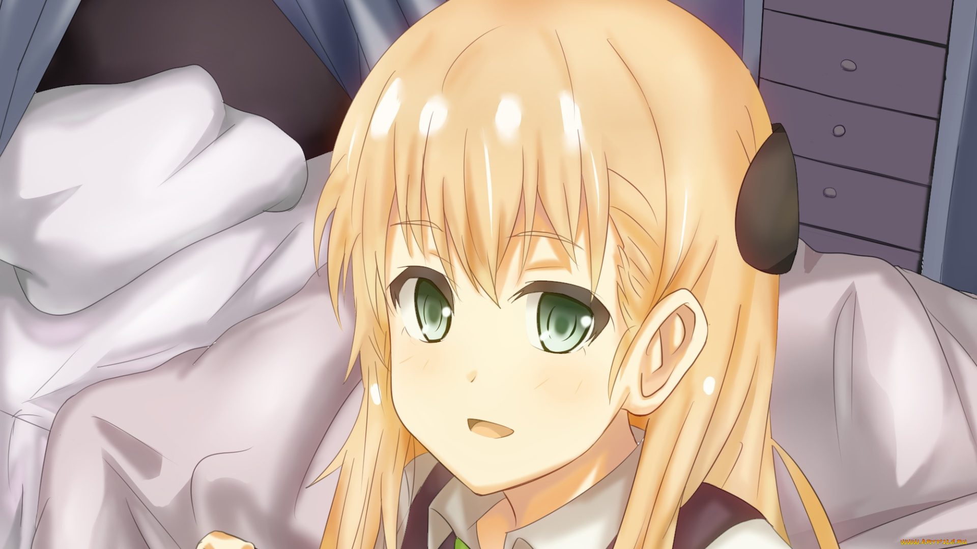 аниме, gamers, фон, взгляд, девушка