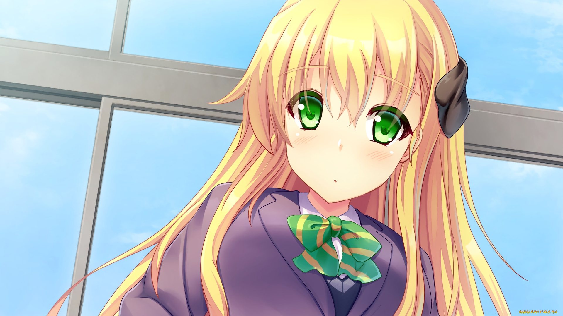 аниме, gamers, взгляд, девушка, фон