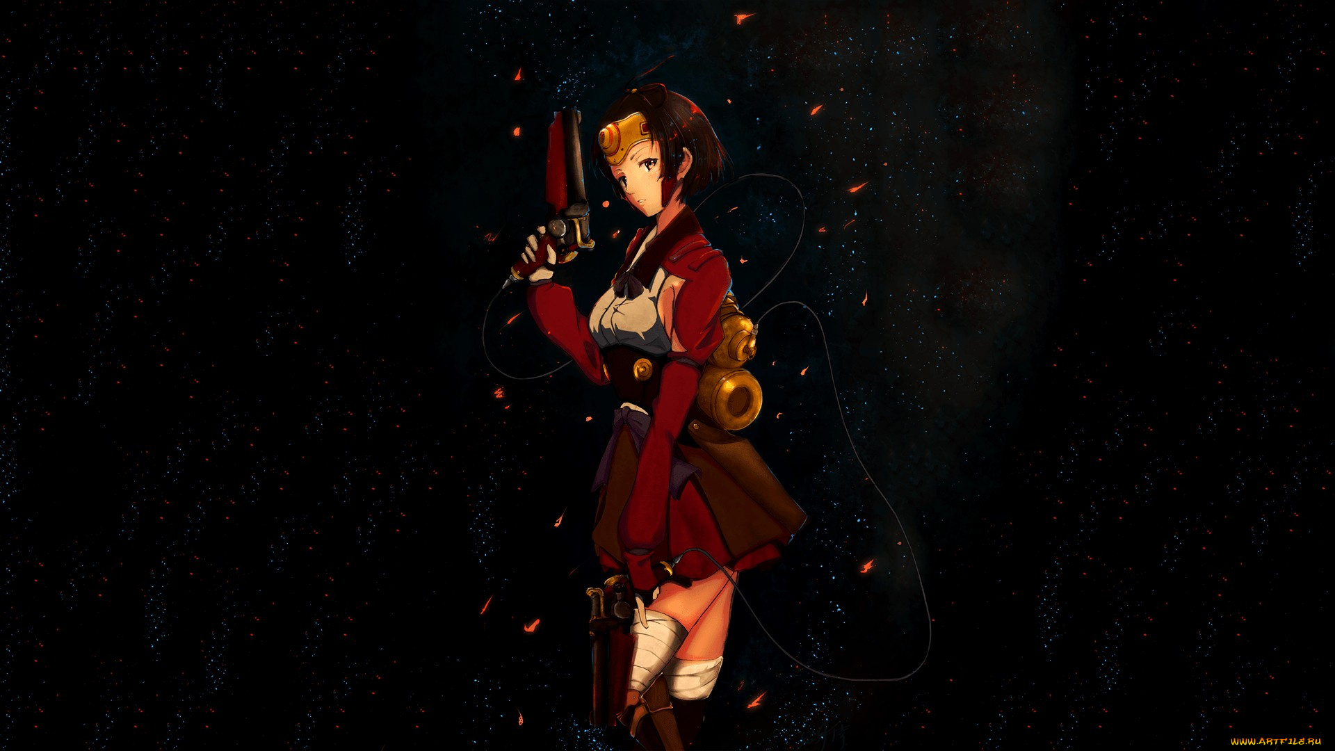 аниме, koutetsujou, no, kabaneri, kabaneri, железной, крепости, seinen, koutetsujou, no, mumei