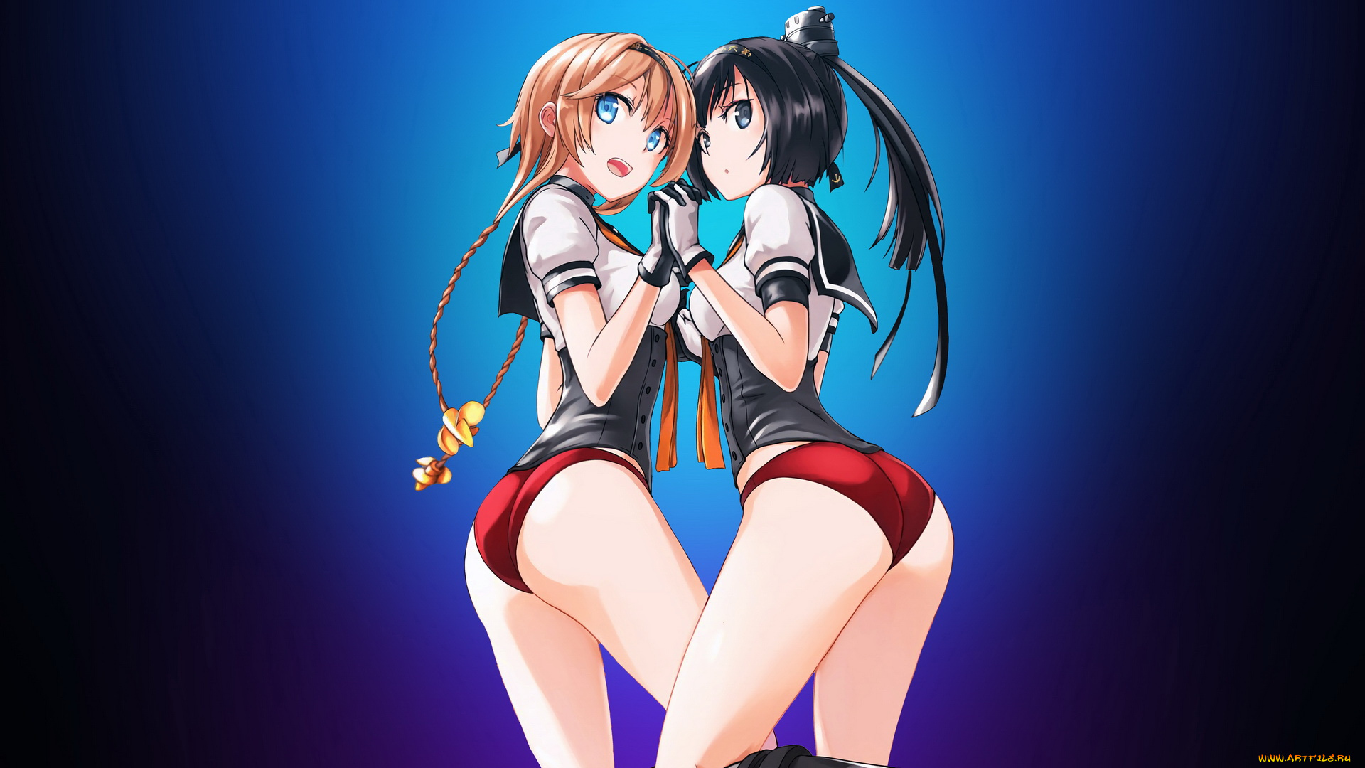 аниме, unknown, , другое, фон, взгляд, девушки