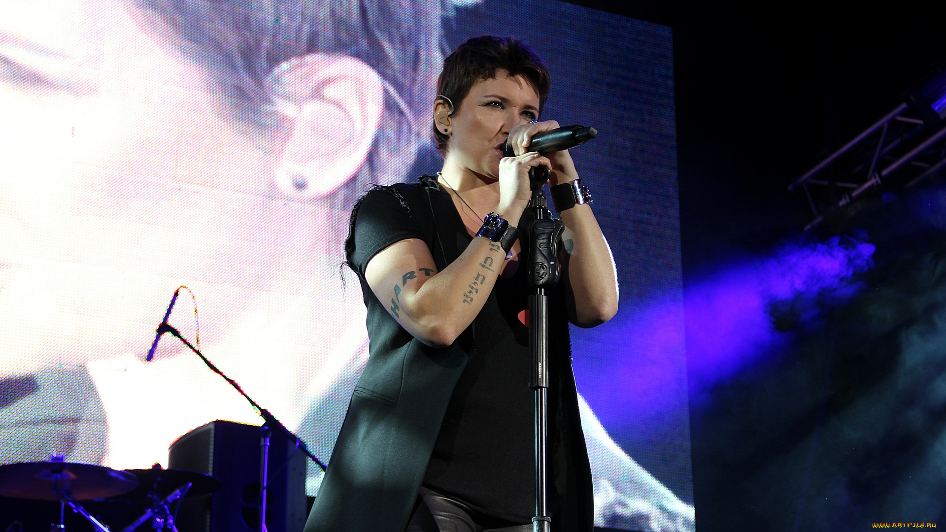 диана, арбенина, музыка, ночные, снайперы, концерт, микрофон, певица, женщина