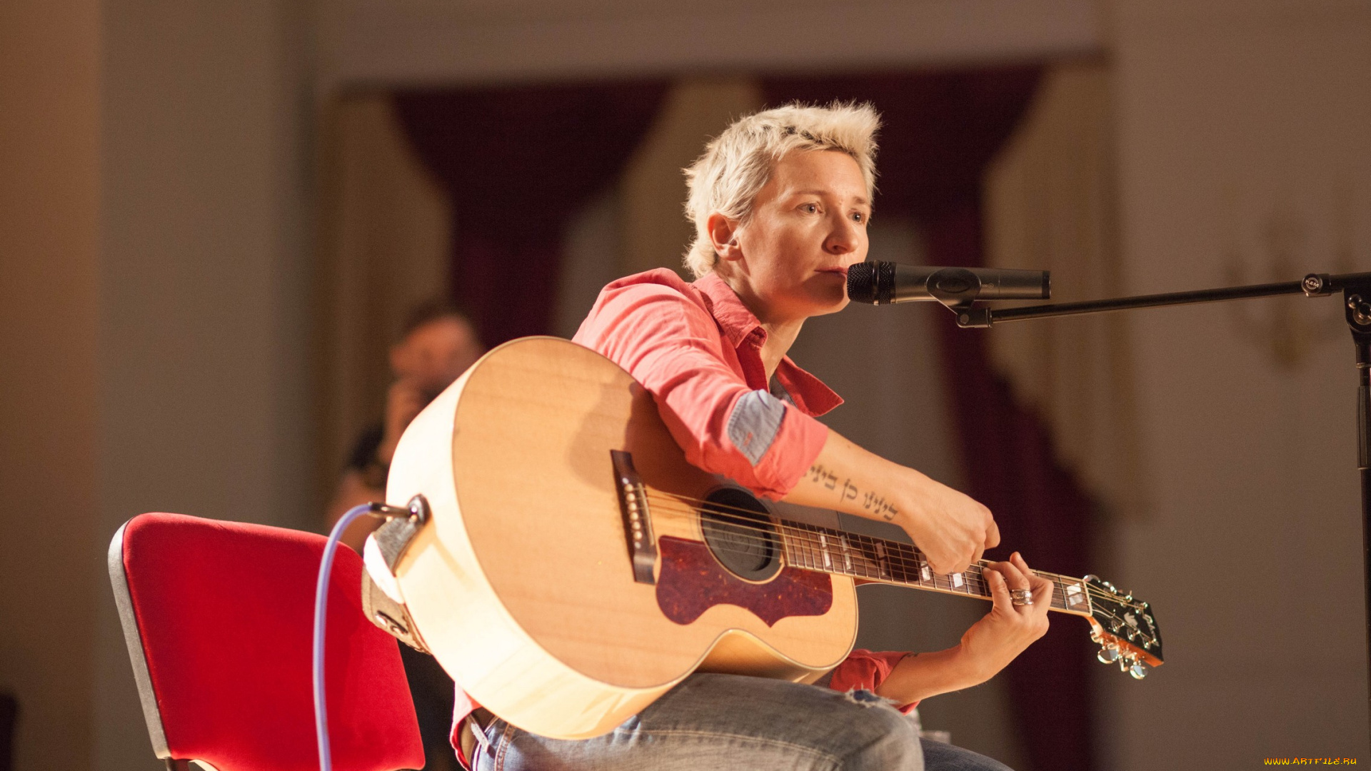 диана, арбенина, музыка, ночные, снайперы, микрофон, гитара, певица, женщина