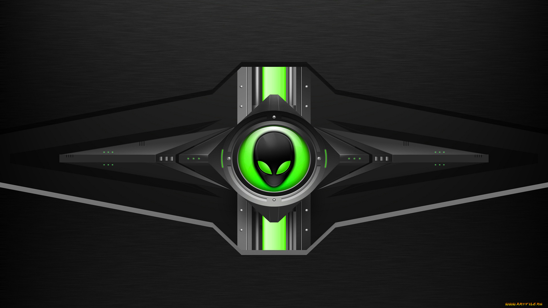 компьютеры, alienware, фон, логотип