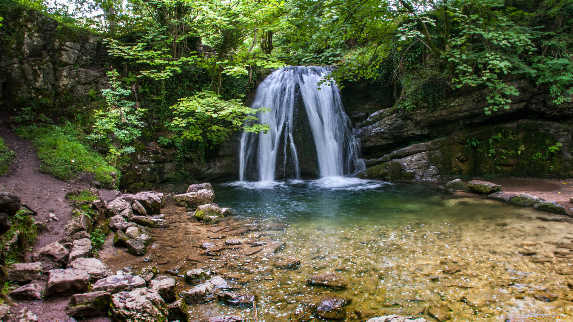 природа, водопады, простор