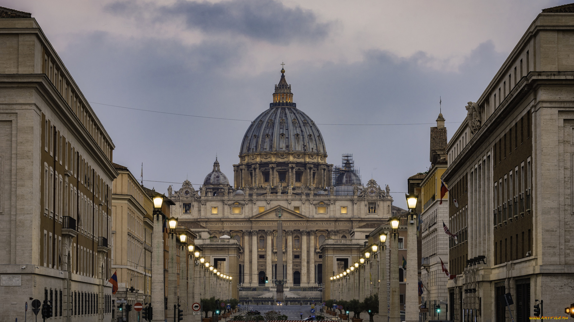 st, , peter`s, basilica, города, рим, , ватикан, , италия, простор