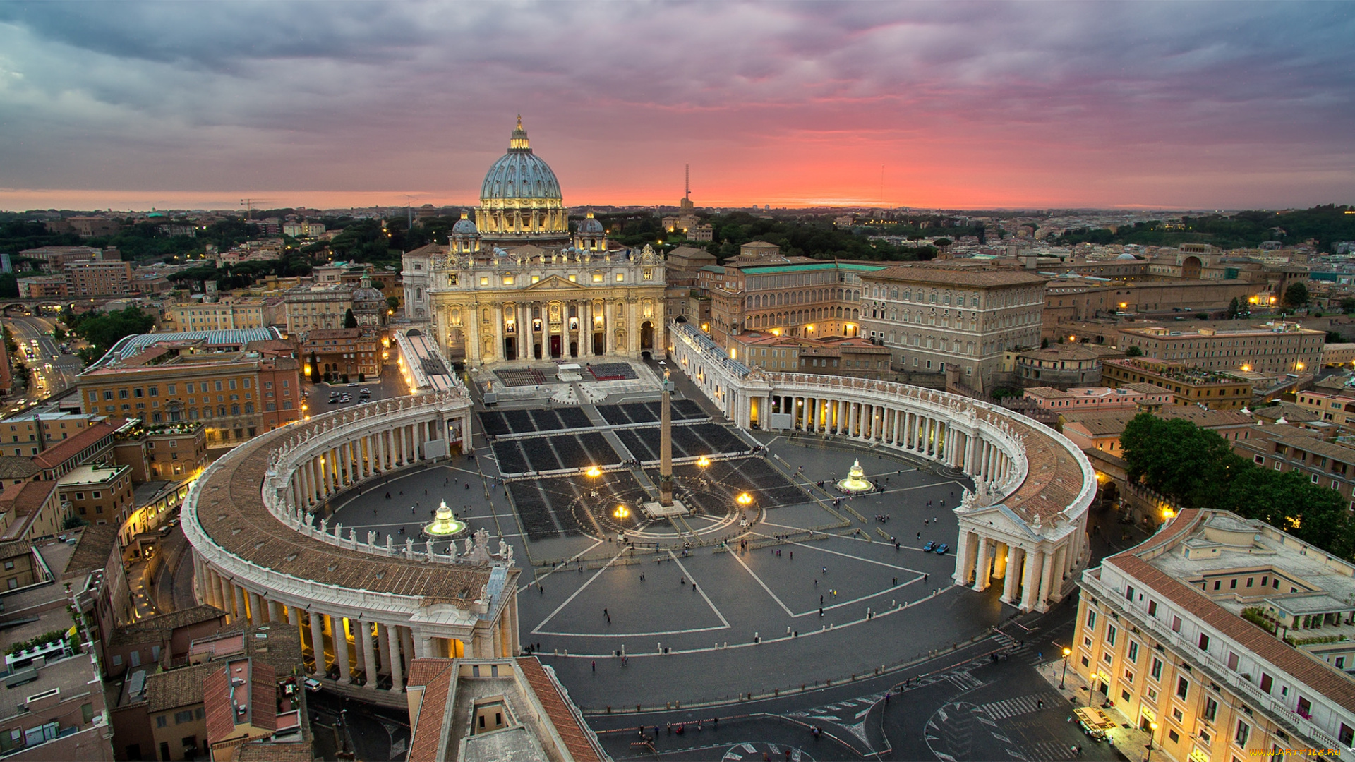 vatican, in, rome, города, рим, , ватикан, , италия, простор