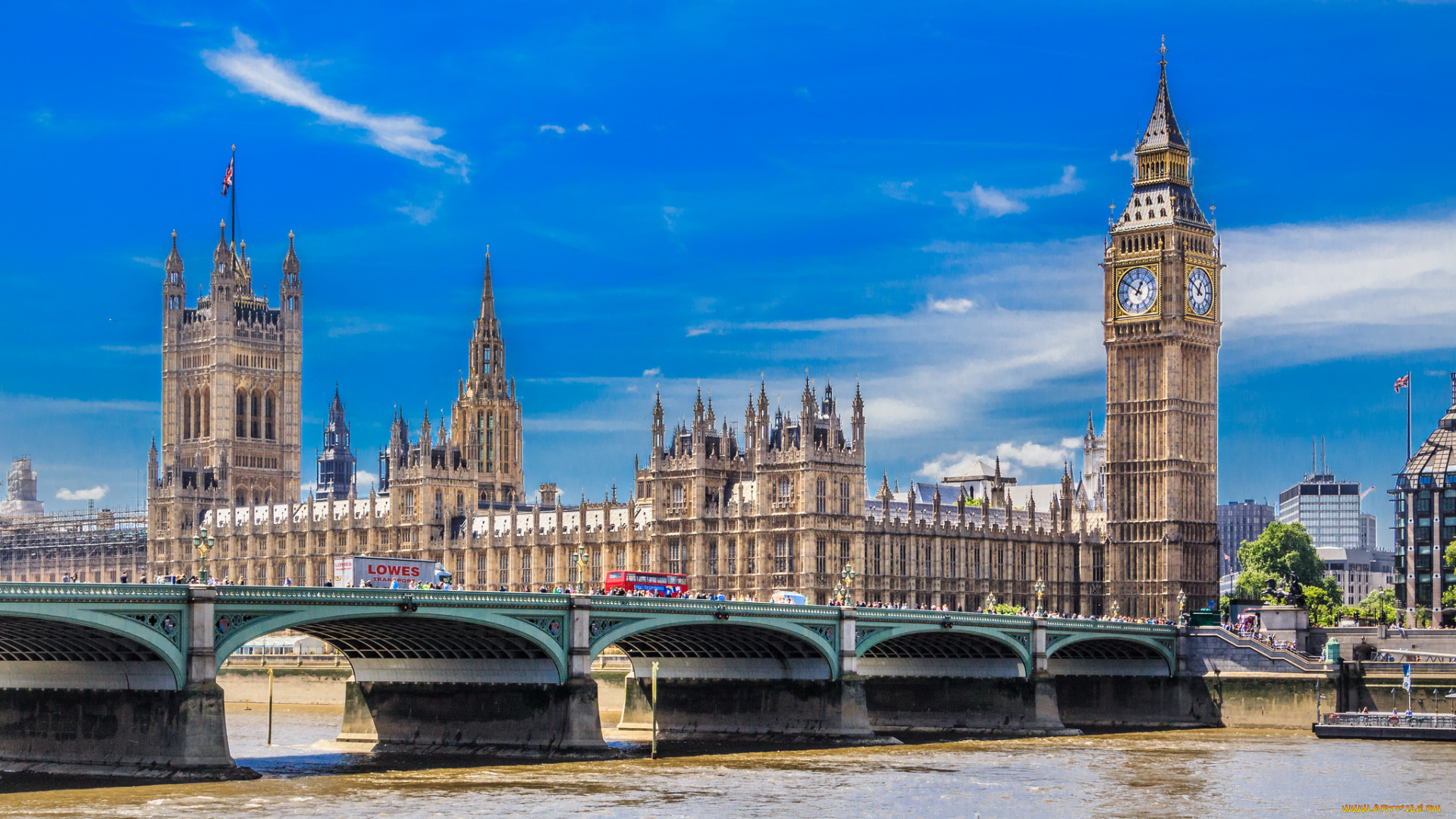 westminster, города, лондон, , великобритания, река, мост