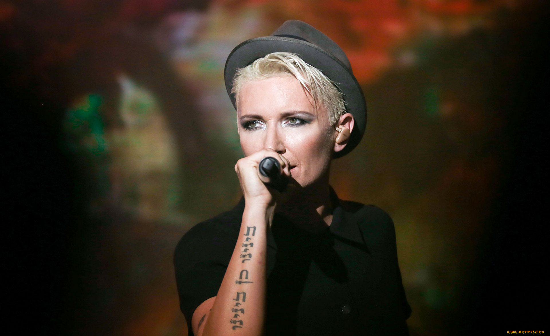 диана, арбенина, музыка, ночные, снайперы, женщина, микрофон, шляпа, певица