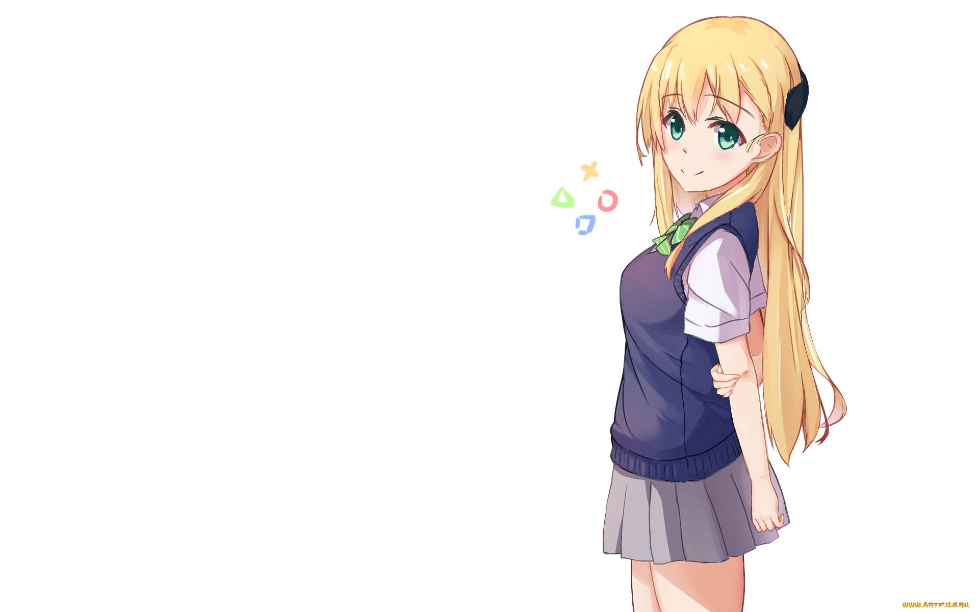 аниме, gamers, фон, взгляд, девушка