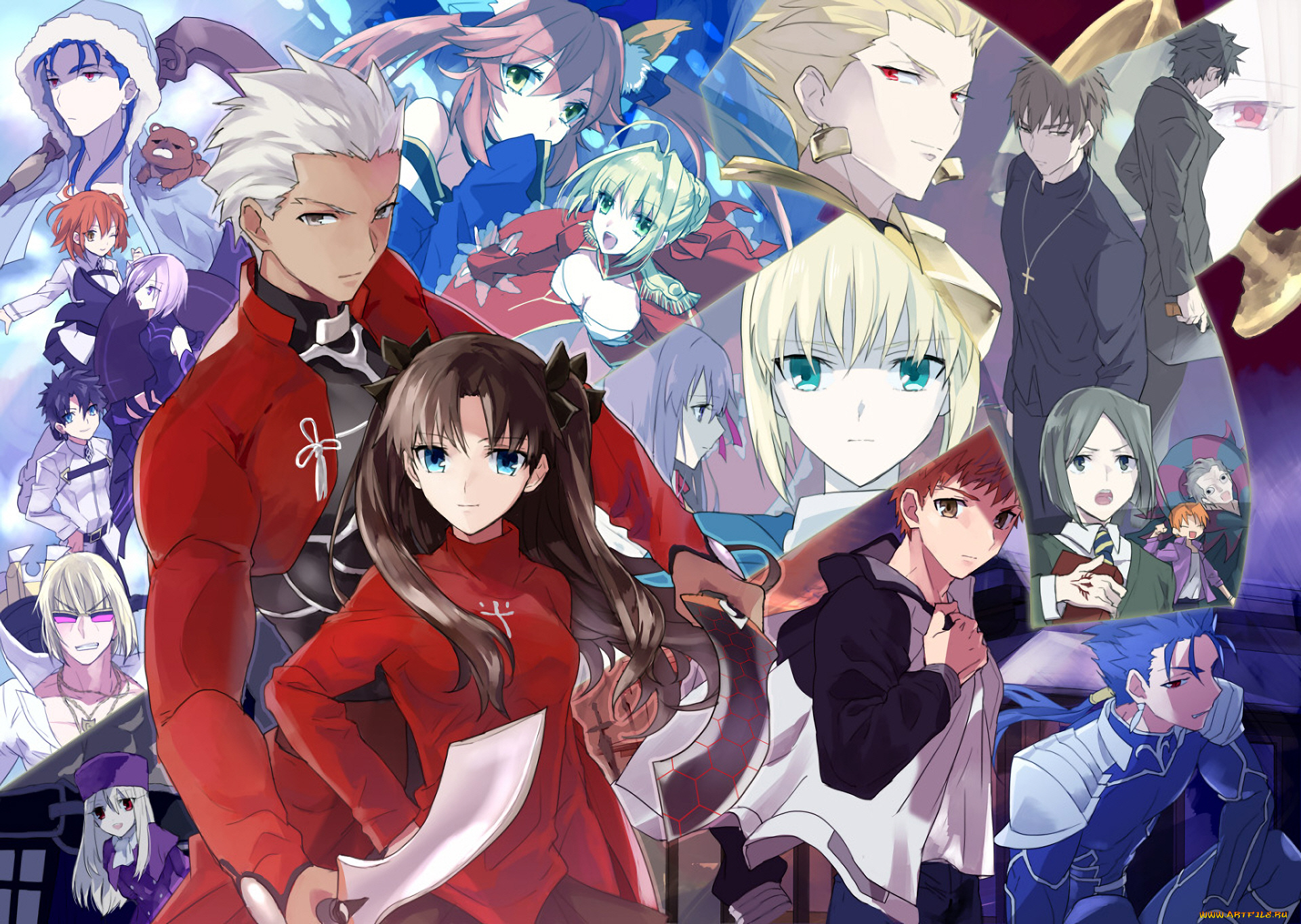 аниме, fate, stay, night, судьба