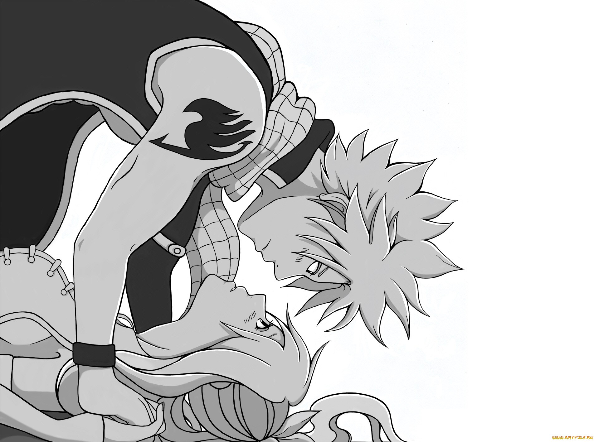 аниме, fairy, tail, хвост, феи