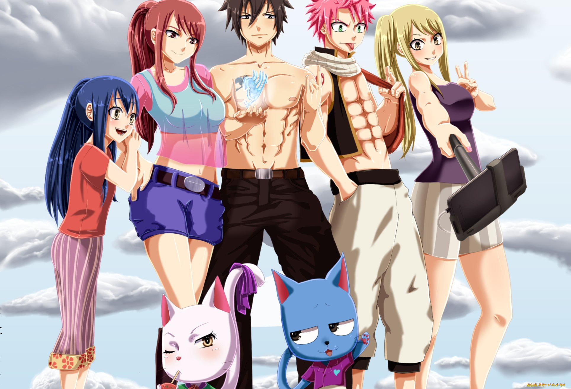 аниме, fairy, tail, fairy, tail