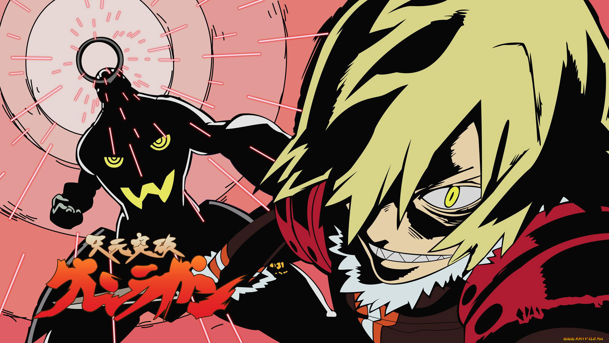 аниме, tengen, toppa, gurren-lagann, вирал