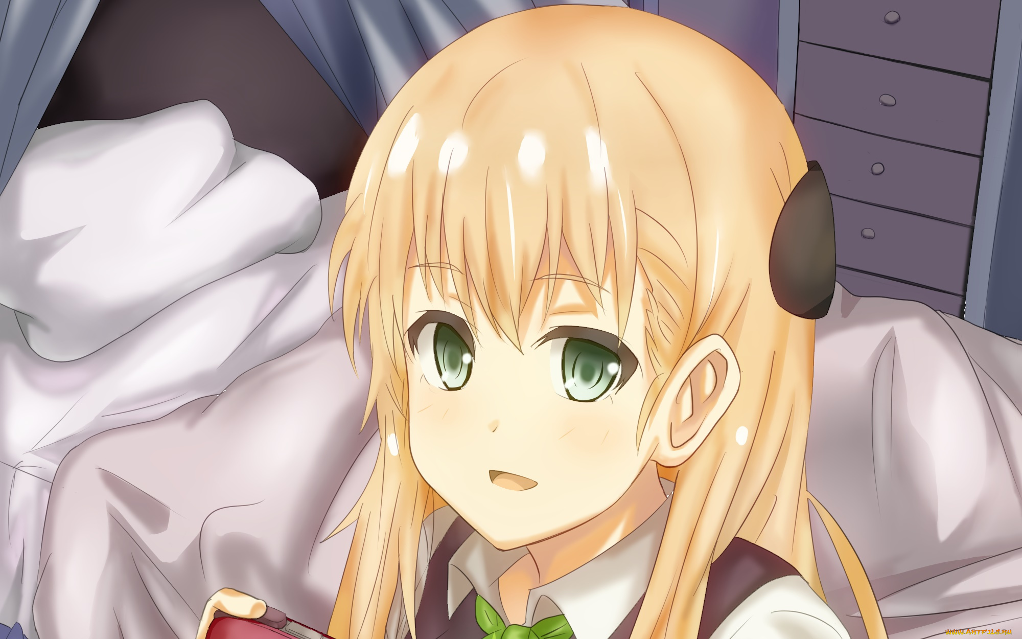 аниме, gamers, фон, взгляд, девушка