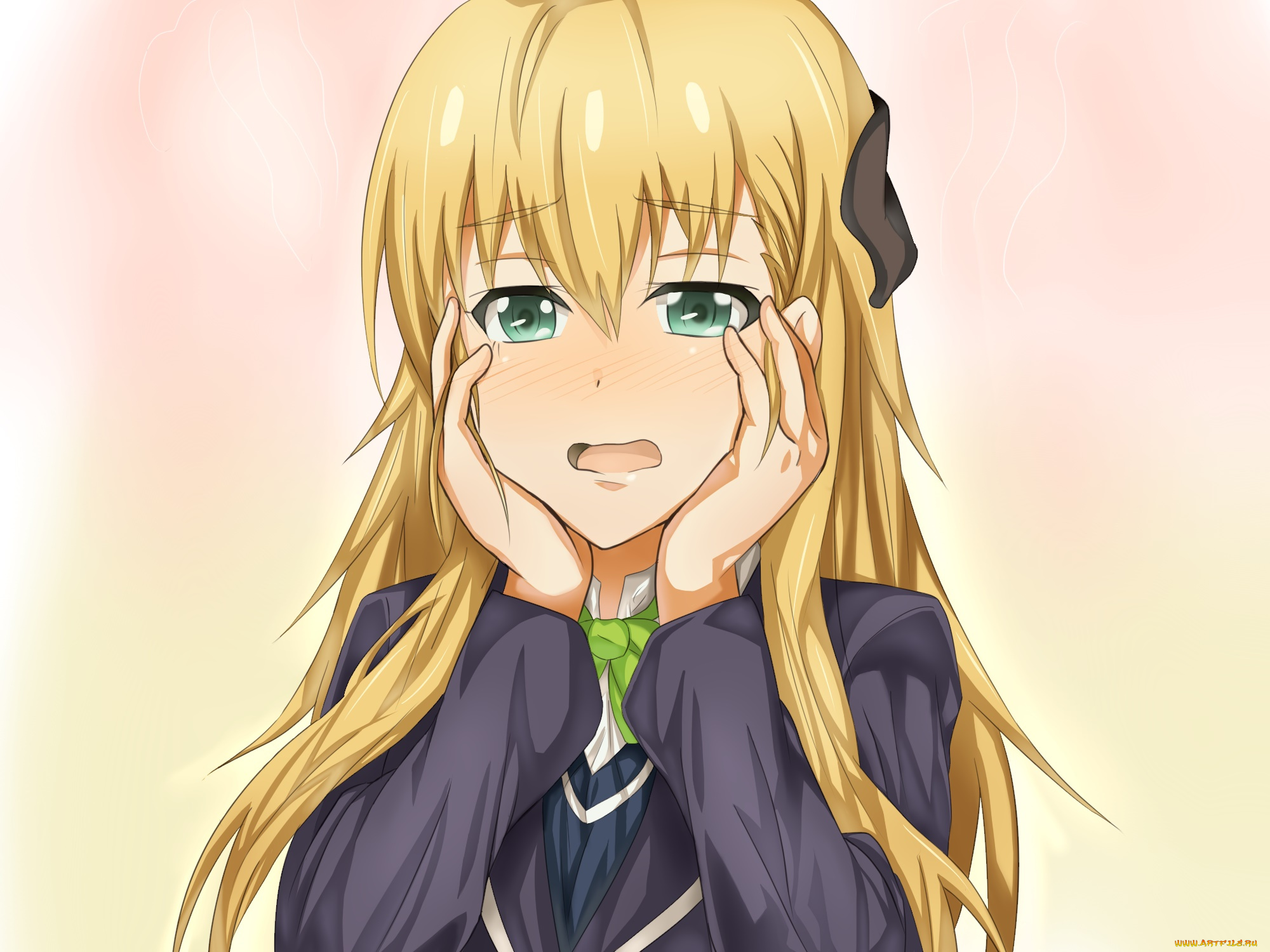 аниме, gamers, девушка, фон, взгляд