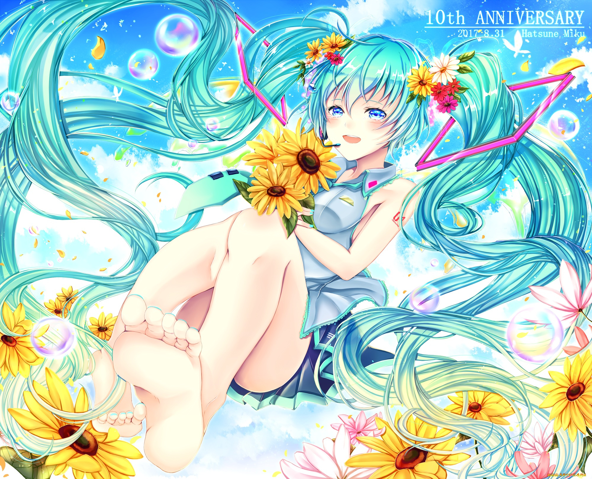 аниме, vocaloid, фон, прическа, девушка, стиль