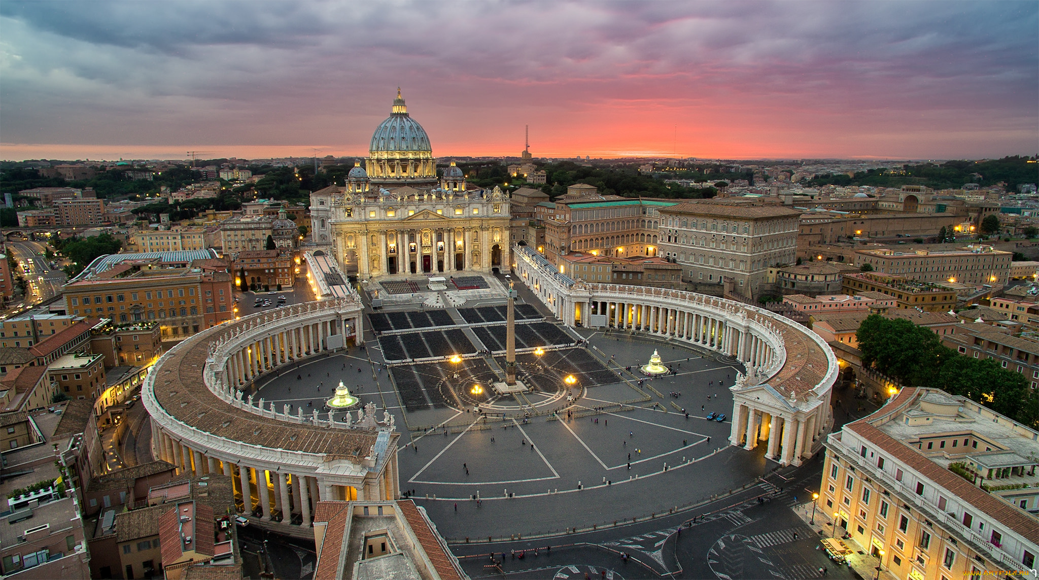 vatican, in, rome, города, рим, , ватикан, , италия, простор