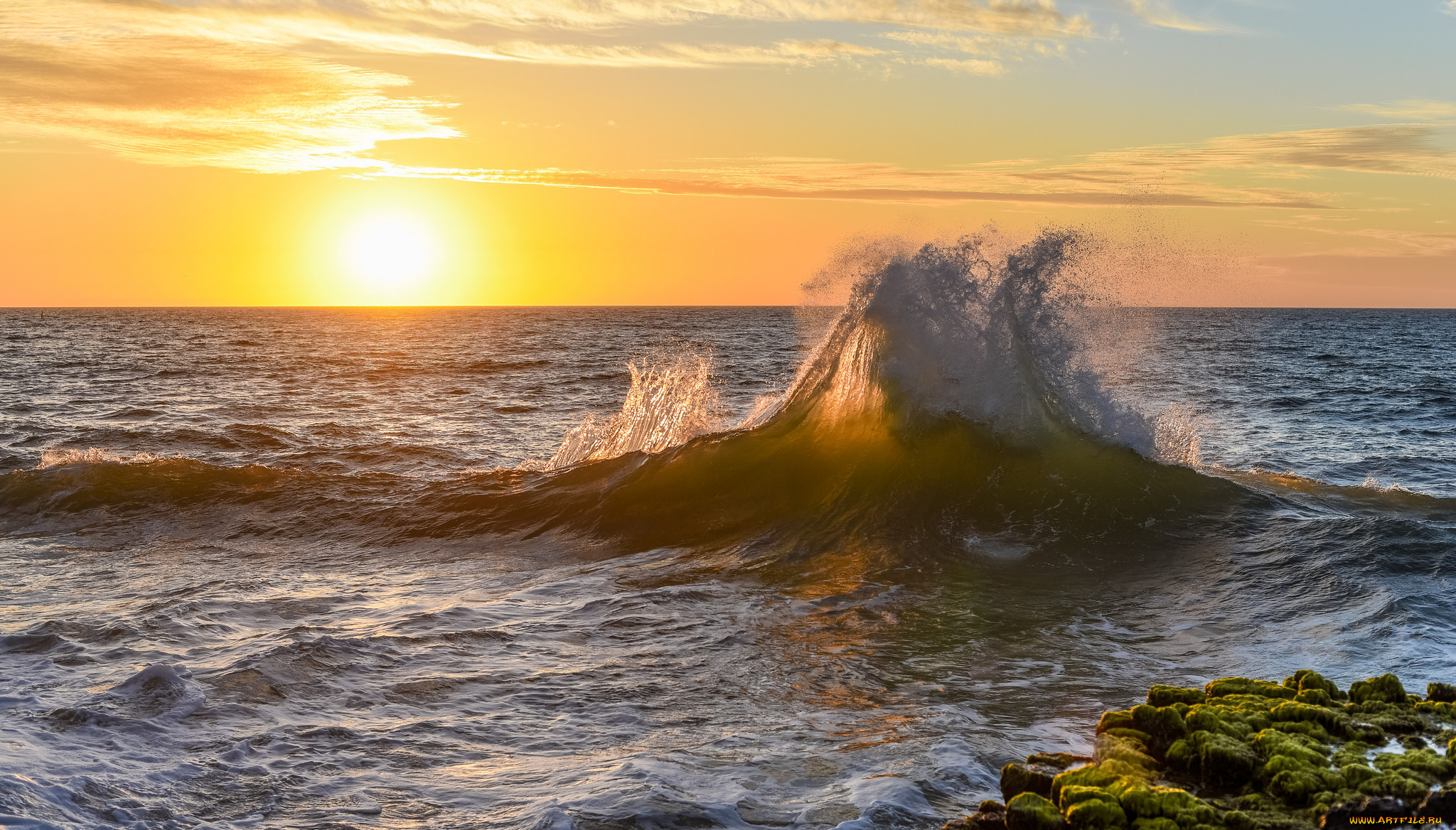 природа, моря, океаны, простор