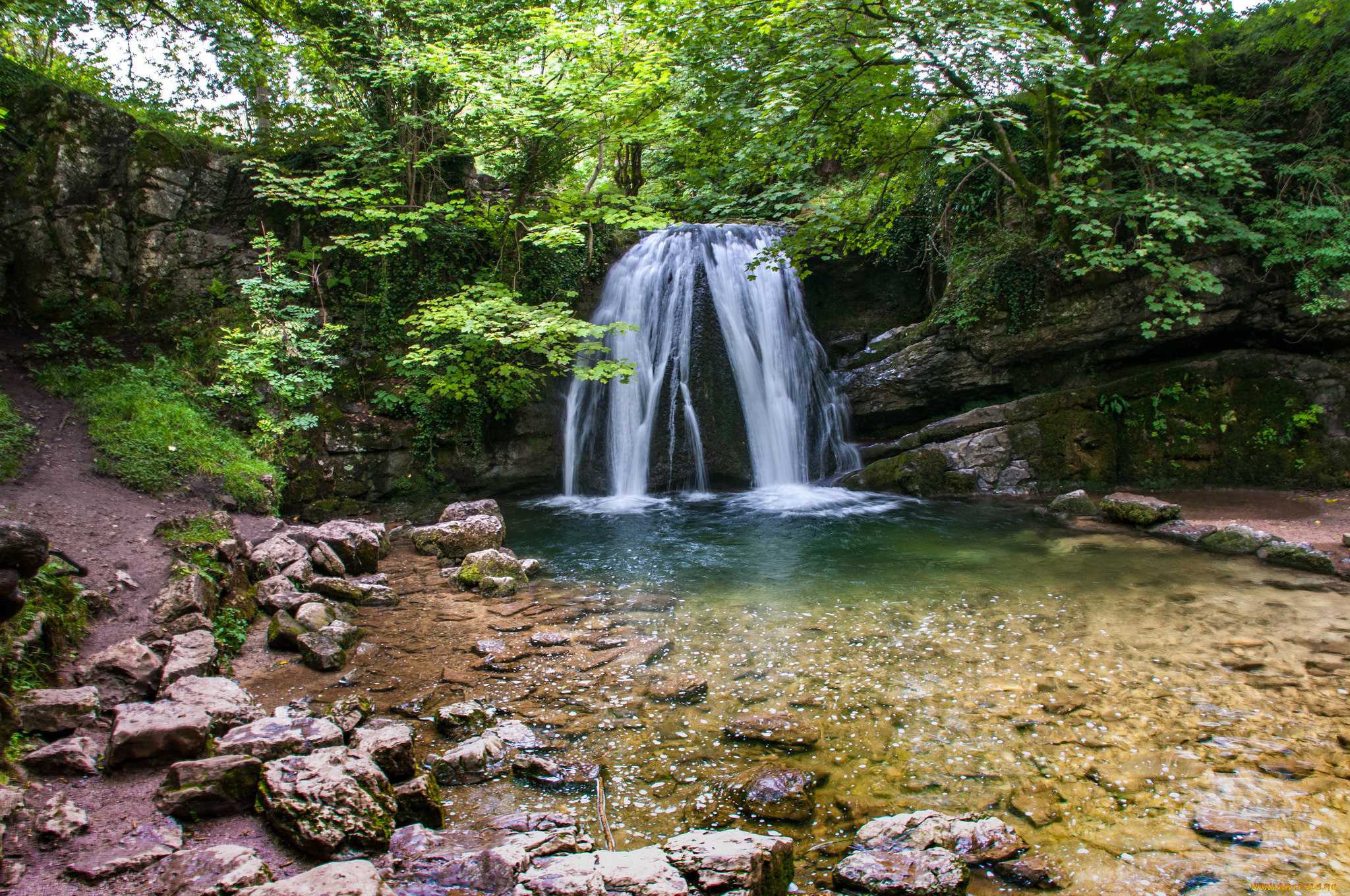 природа, водопады, простор