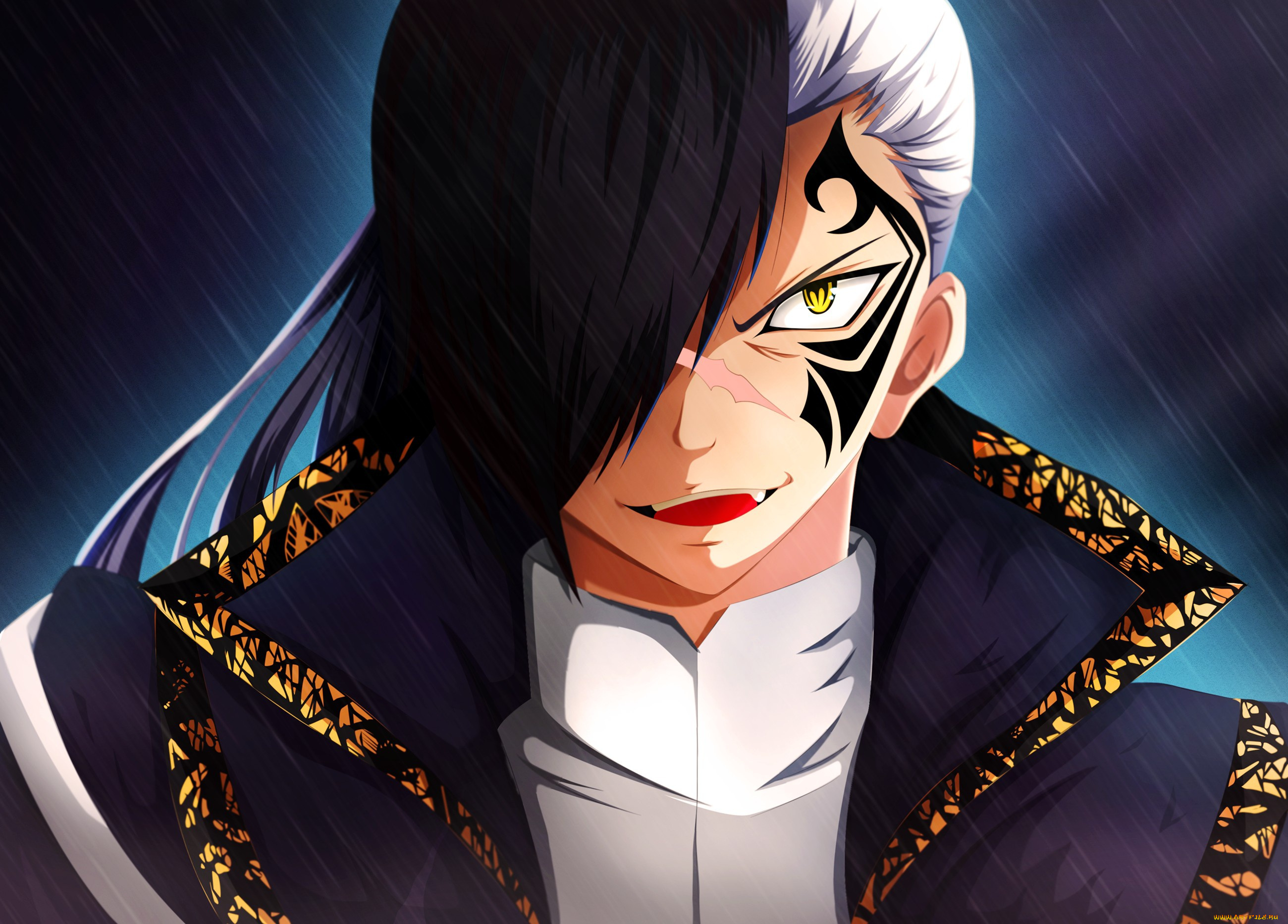 аниме, fairy, tail, white, shadow, dragon's