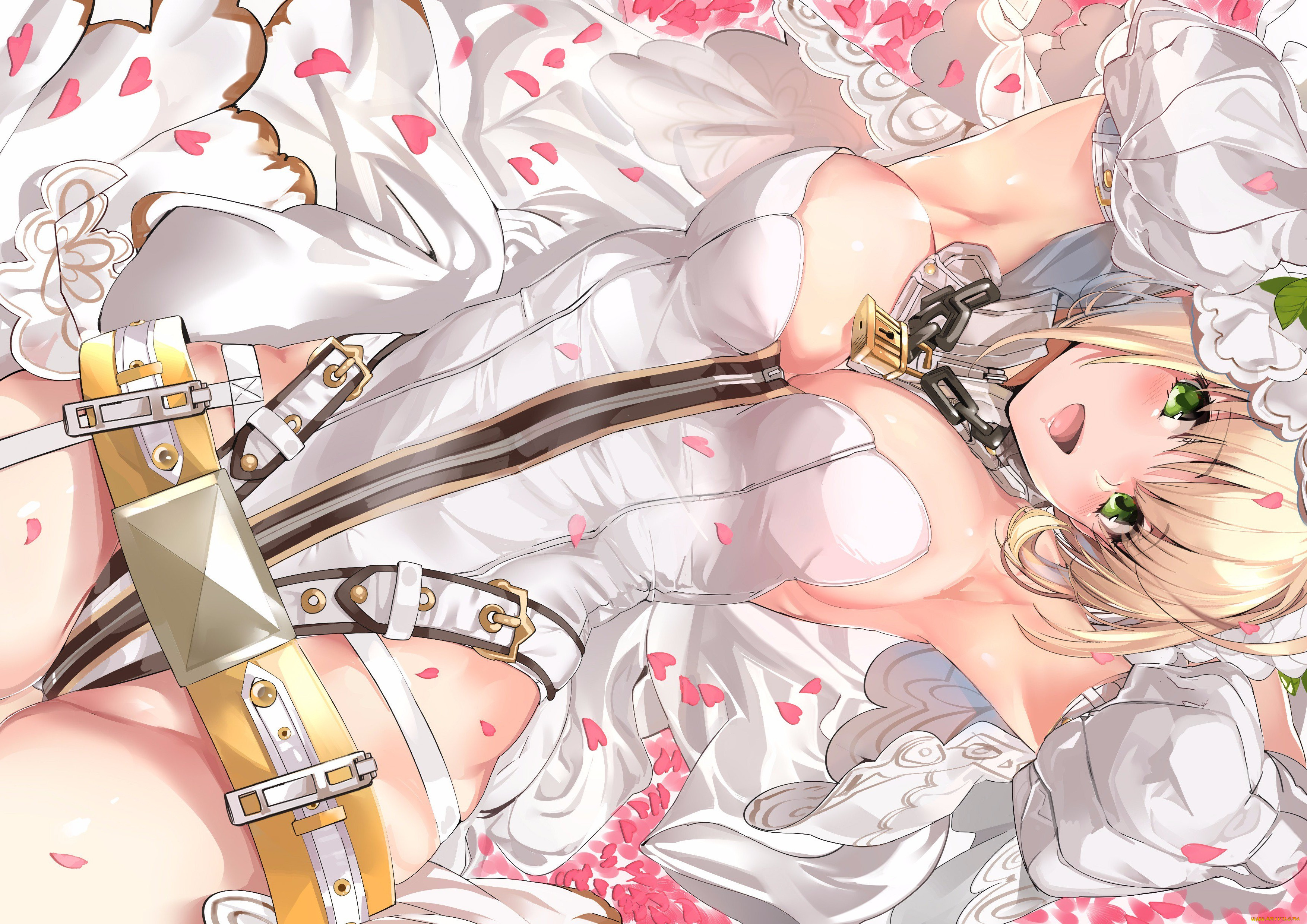 аниме, fate, stay, night, saber, extra