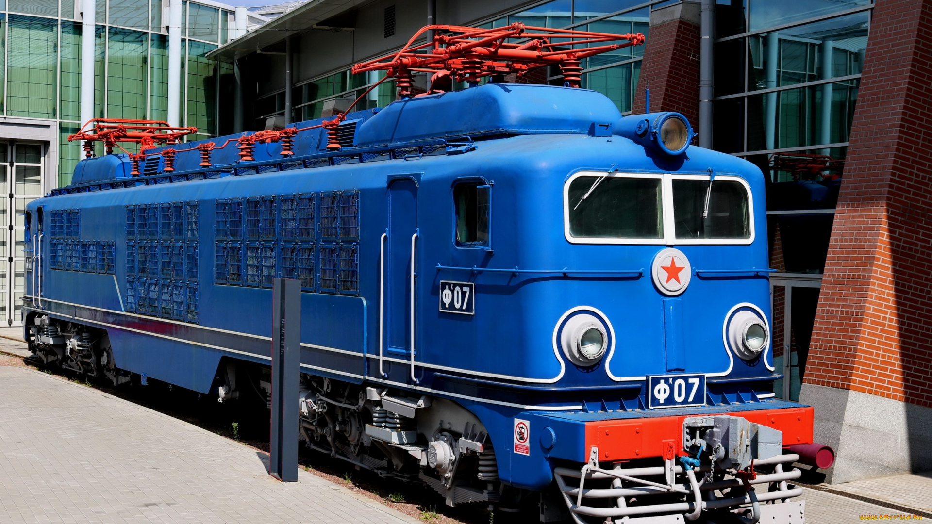 электровоз, техника, локомотивы, ф, 07, локомотив, музей