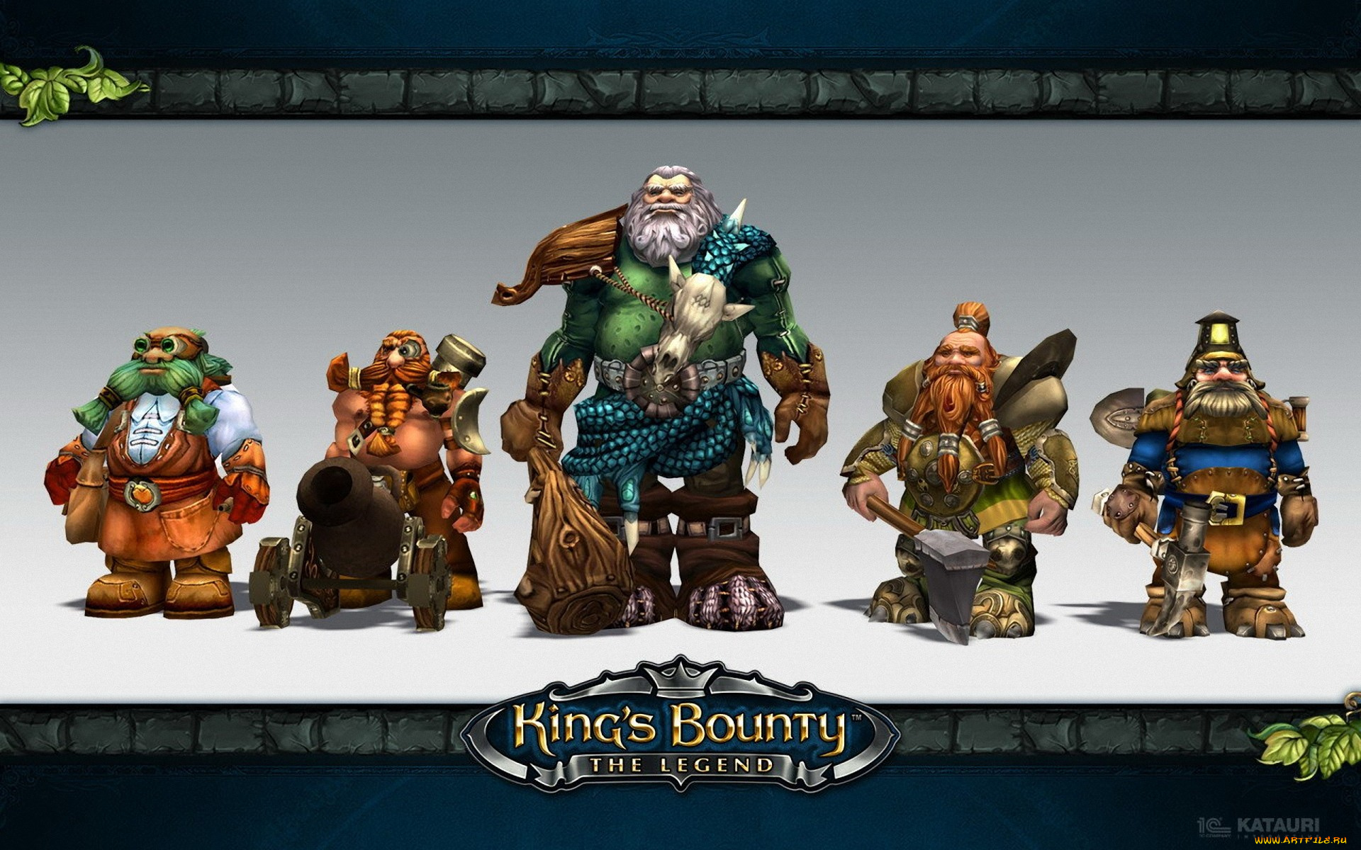 видео, игры, king`s, bounty, , the, legend, персонажи, гномы