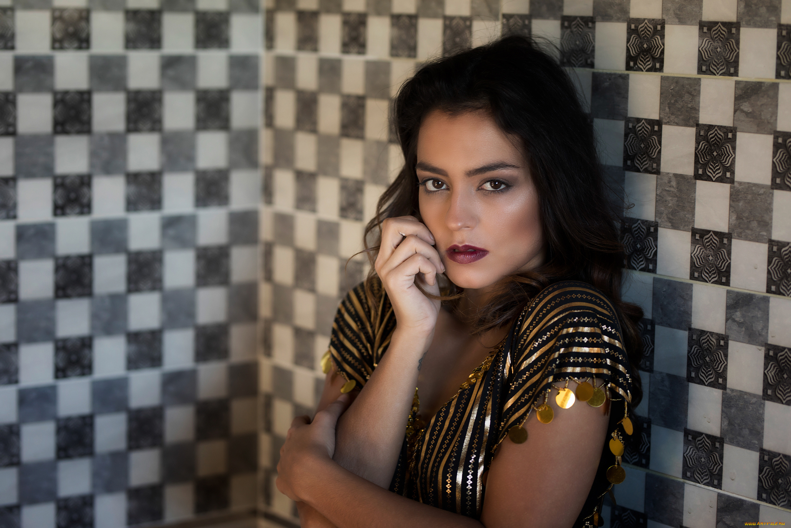 joanna, lattimore, девушки, joanna, lattimore, , joy, lamore, joanna, lattimore, joy, lamore, девушка, модель, брюнетка, красотка, знойная, стройная, сексуальная, поза, флирт, взгляд, макияж, причёска, чёрный