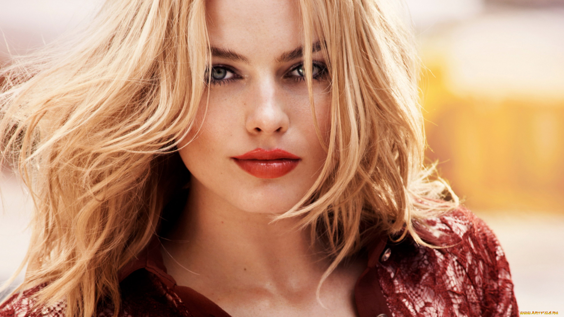 девушки, margot, robbie, портрет