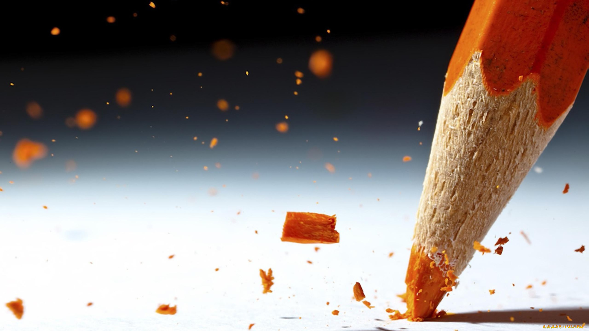 разное, канцелярия, , книги, карандаш, оранжевый, грифель, куски