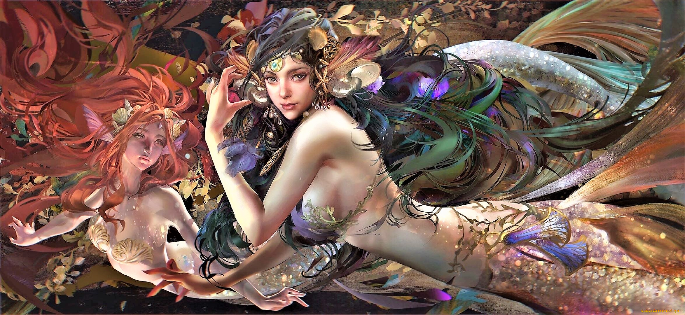 фэнтези, русалки, девушки