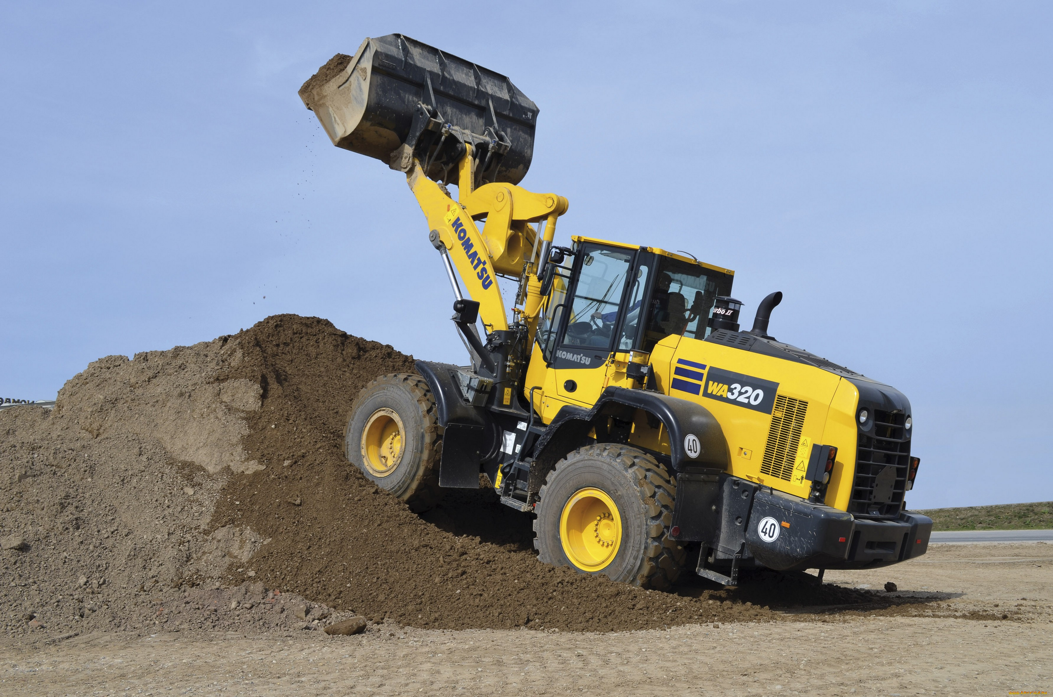 техника, фронтальные, погрузчики, komatsu