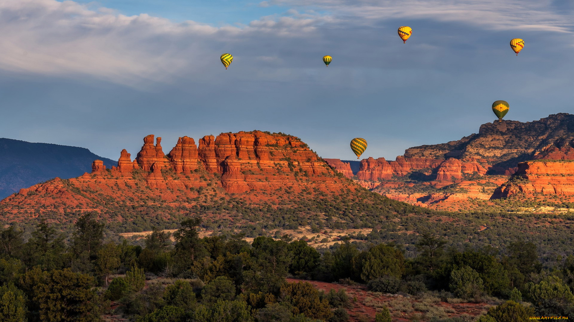 авиация, воздушные, шары, дирижабли, горы, шары, воздушные, полет