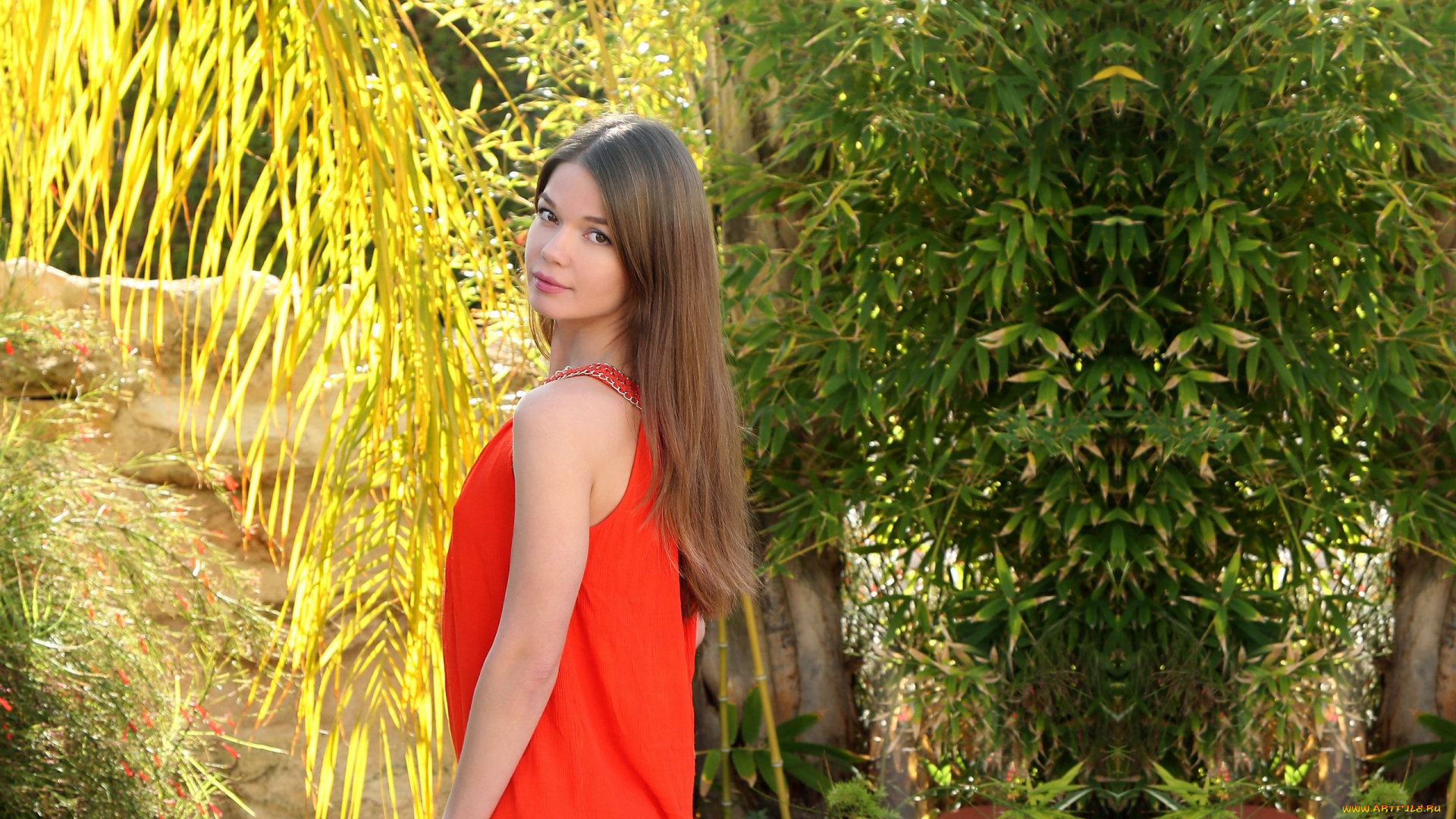 девушки, екатерина, котёнова, красное, платье