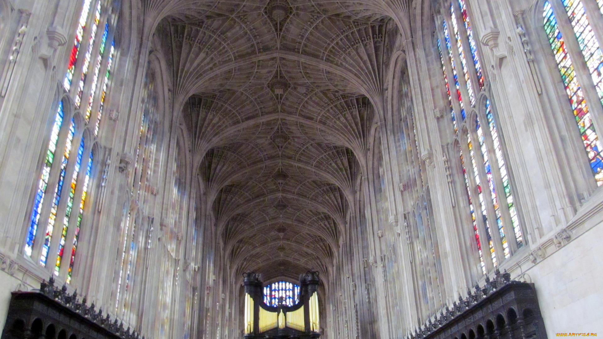 kings, college, chapel, cambridge, uk, интерьер, убранство, , роспись, храма, kings, college, chapel, cambridge