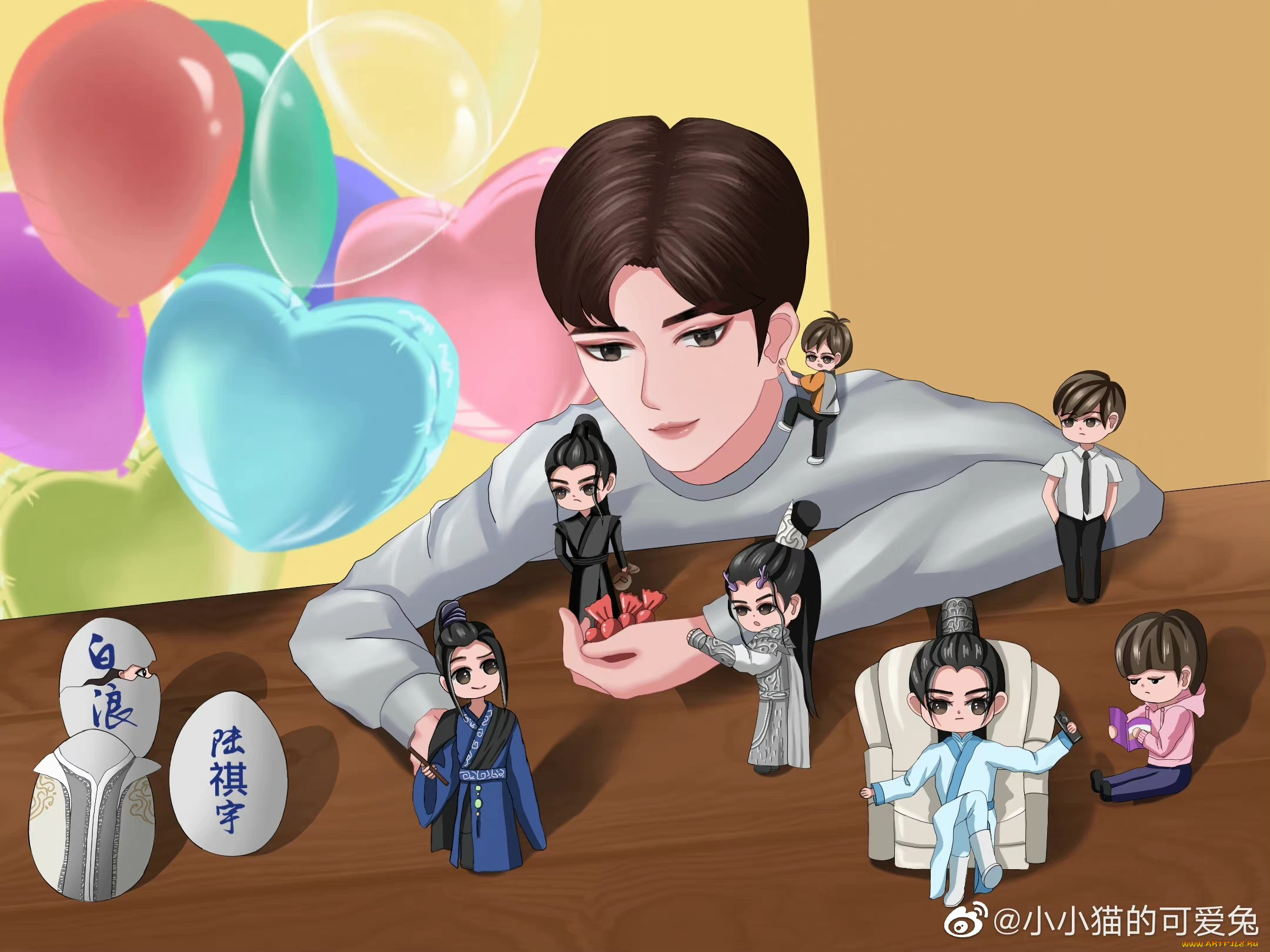 ван, хао, сюань, и, его, роли, в, дорамах, рисованное, кино, , мультфильмы, ван, хао, сюань, юй, минъе, танец, феникса, ао, вечна, самсара, следуй, сценарию, сяо, тяньюй, су, море, песка