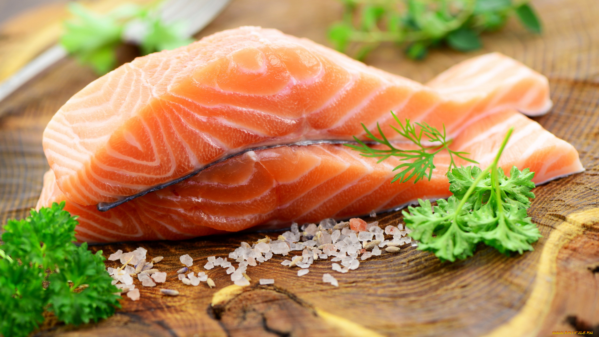 еда, рыба, , морепродукты, , суши, , роллы, форель, свежая, соль, петрушка